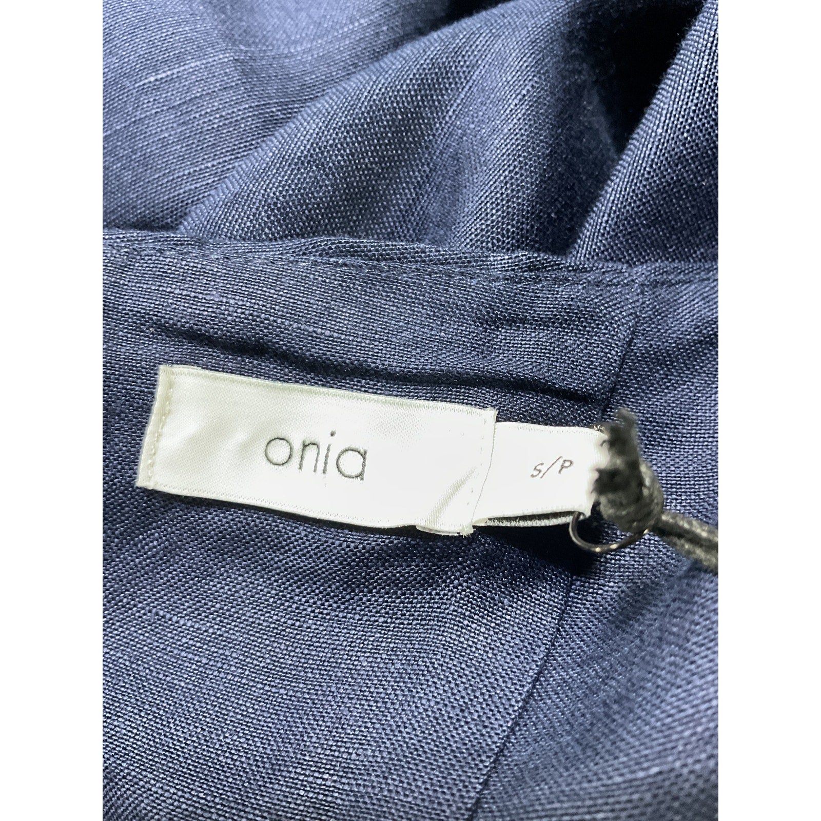 Onia 'Air' Blue Linen Halterneck Maxi Dress Size S - NWT