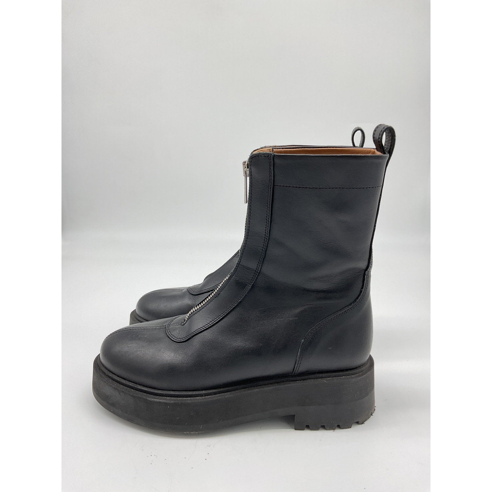 Flattered 'Alma' Black Leather Boot Size 6