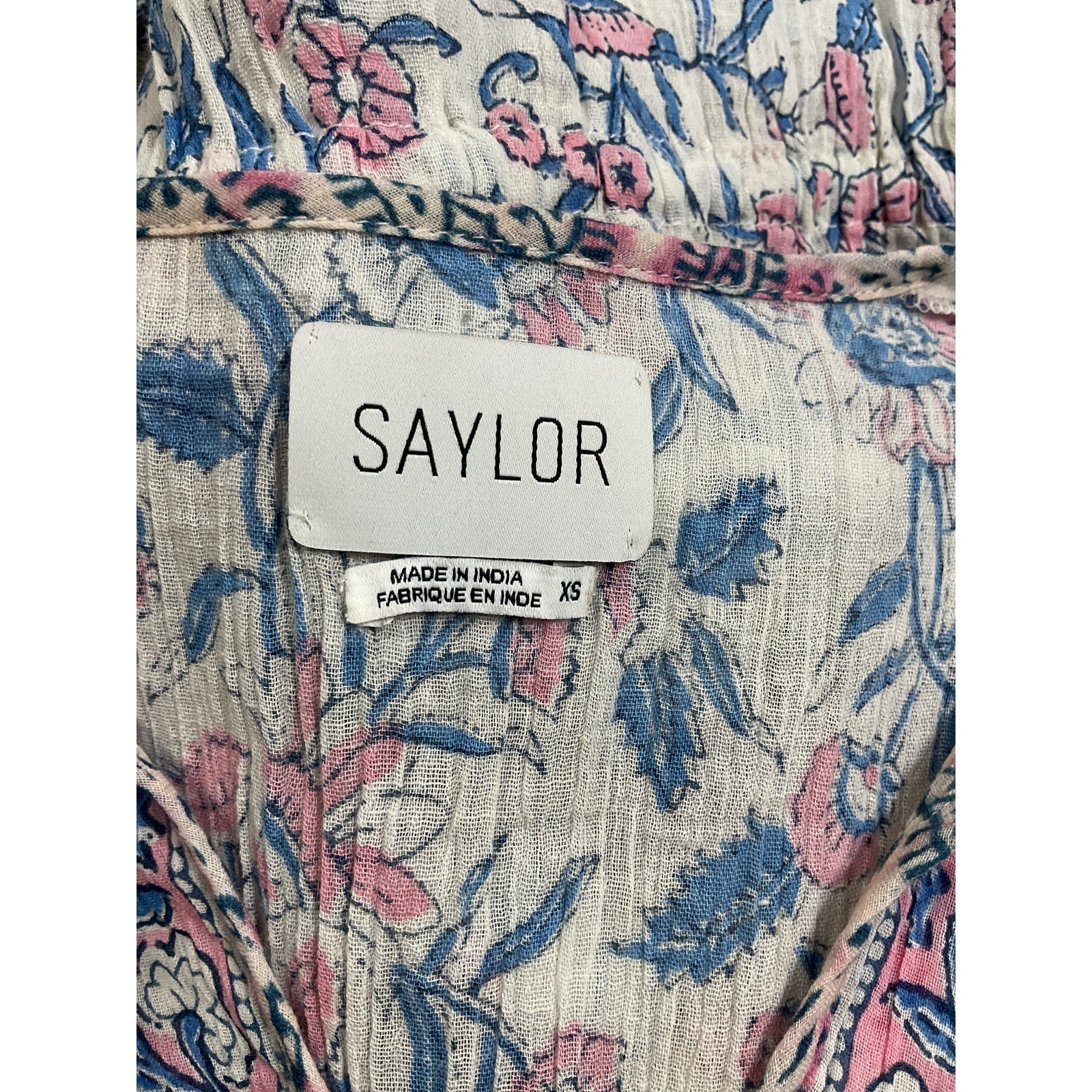 Saylor 'Katrina' Blue Skirt And Top Set Size XS