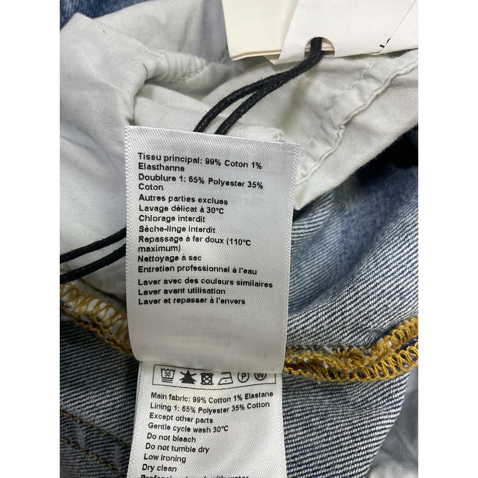 Ba&Sh 'Booty Cropped' Blue Denim Jeans Size 4