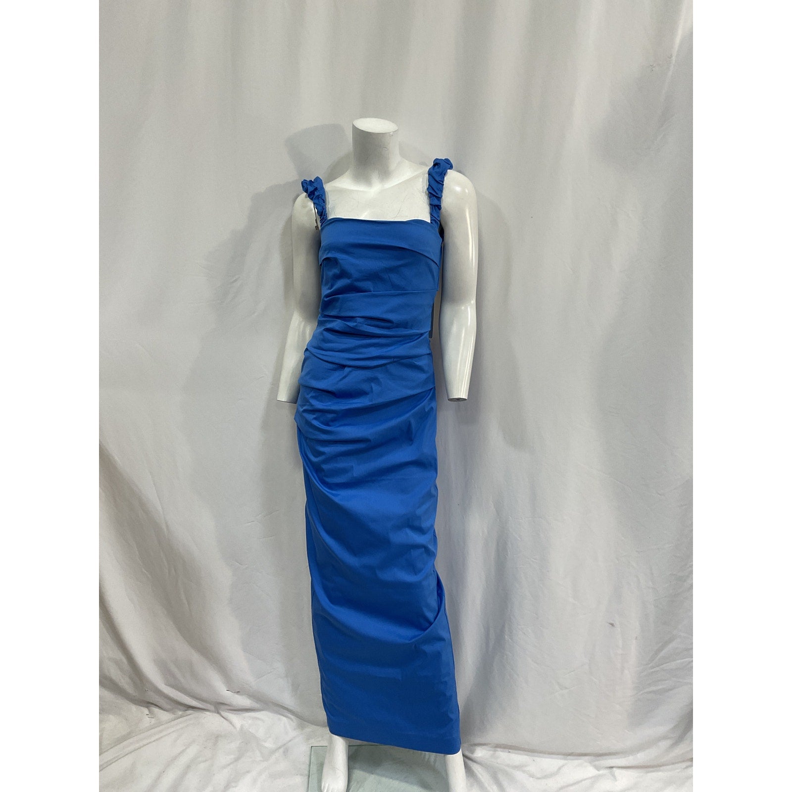 Sir. 'Azul' Blue Cotton Balconette Gown Size 1 - NWT