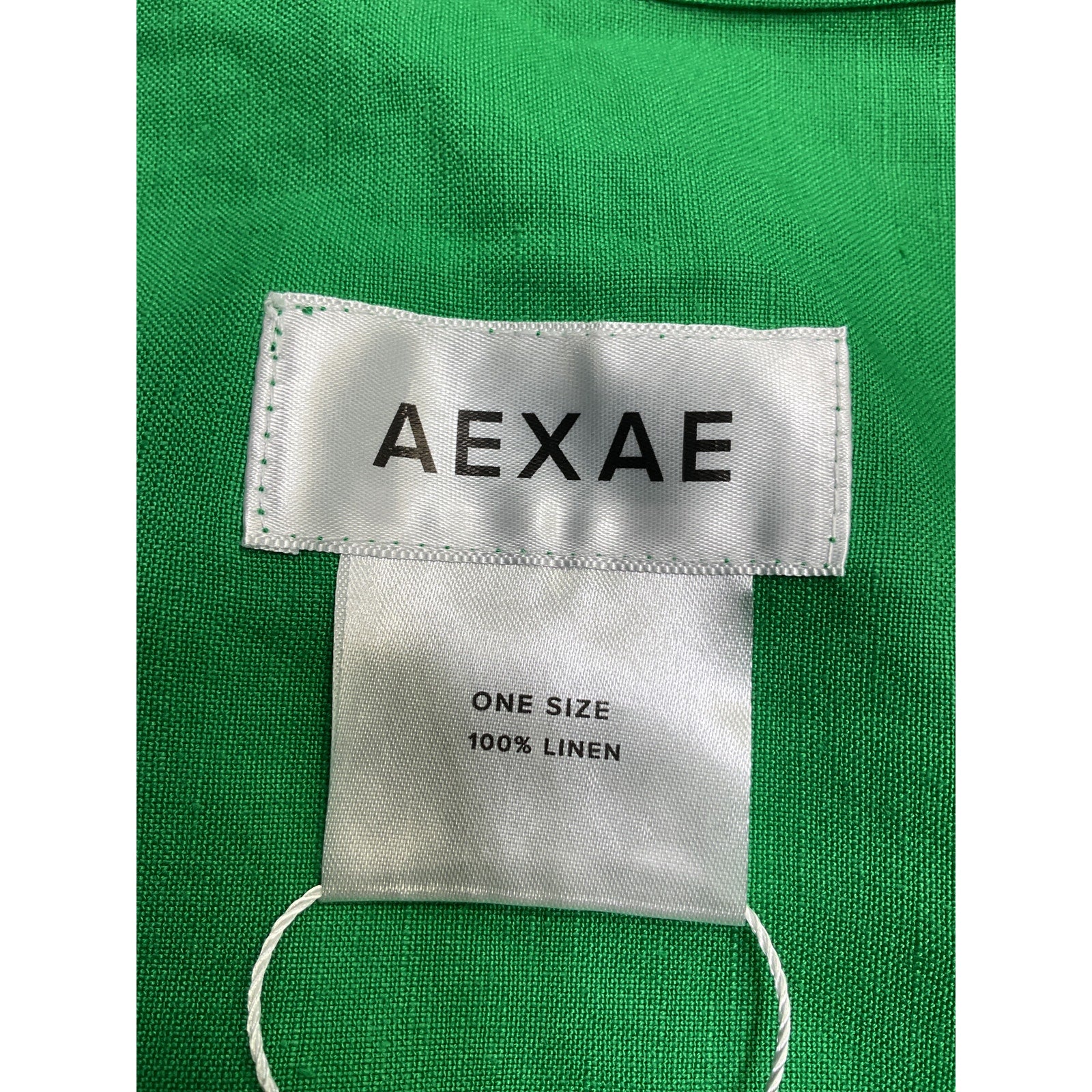 Aexae 'Sarong' Green Linen Skirt Size OS