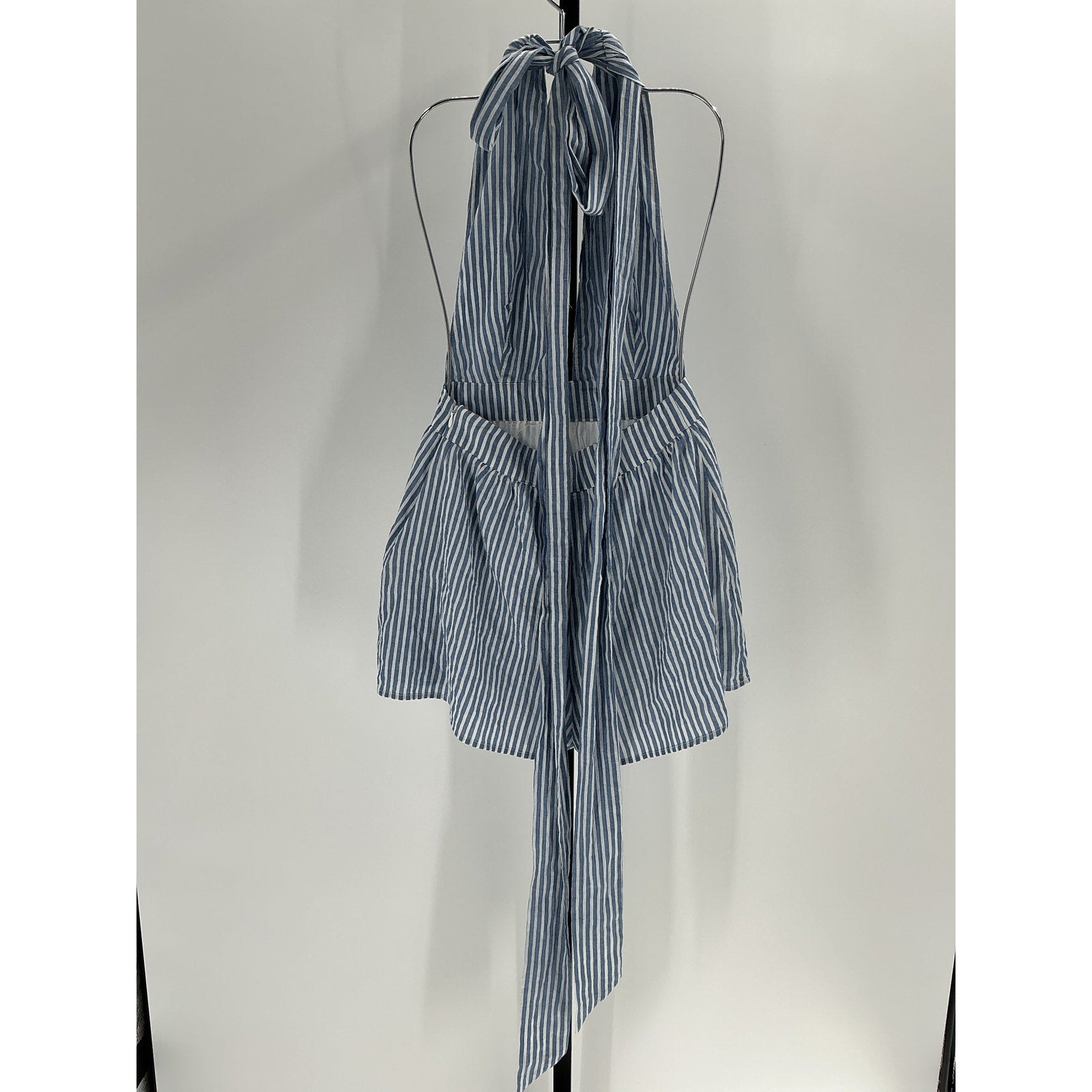 Majorelle 'Callie' Blue Cotton Romper Size S