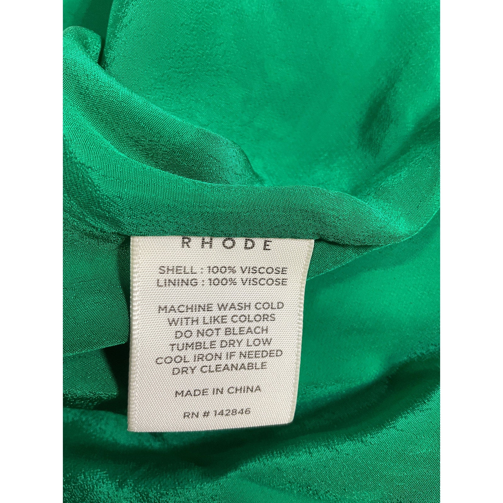 Rhode 'Ebba' Green Dress Size 10