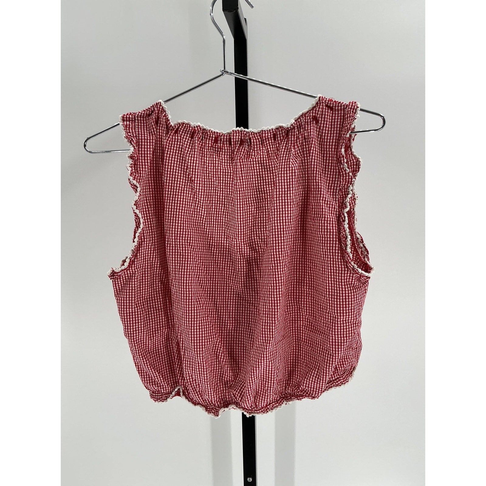 D�en Traveler Red Cotton Top Size XS