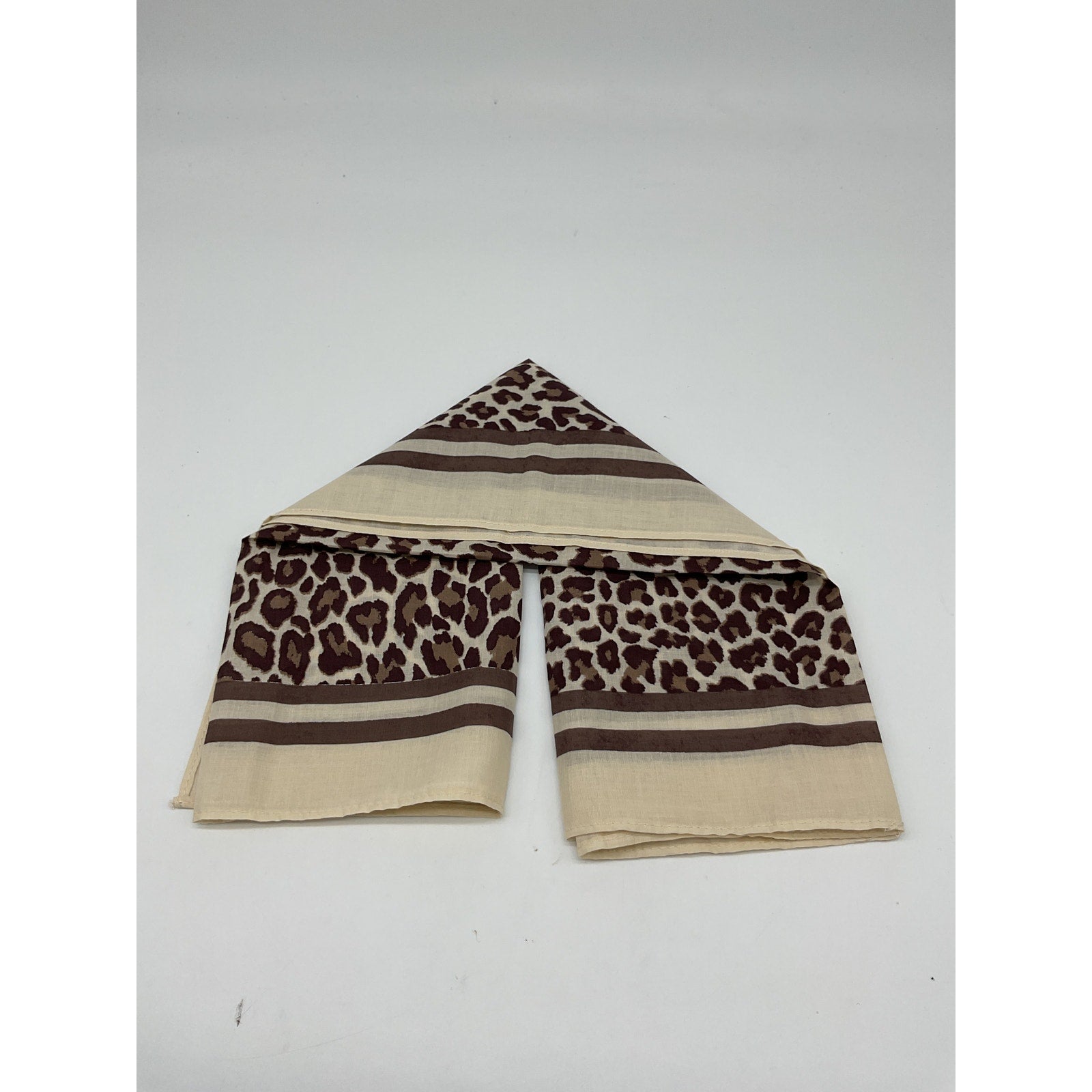 Sézane Brown Cotton Scarf Size OS