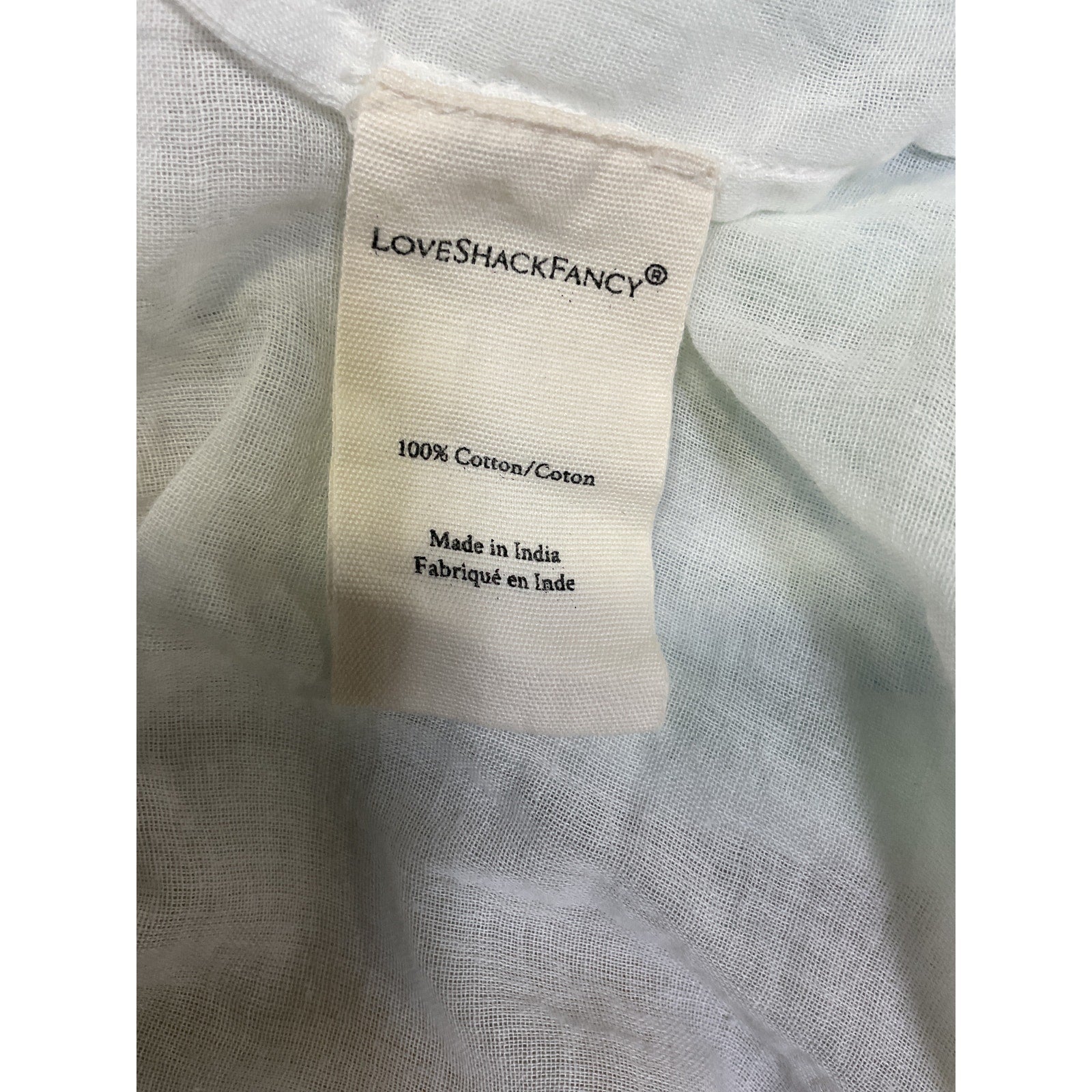 Loveshackfancy 'Audrina' Pink Floral Print V Neck Dress Size S