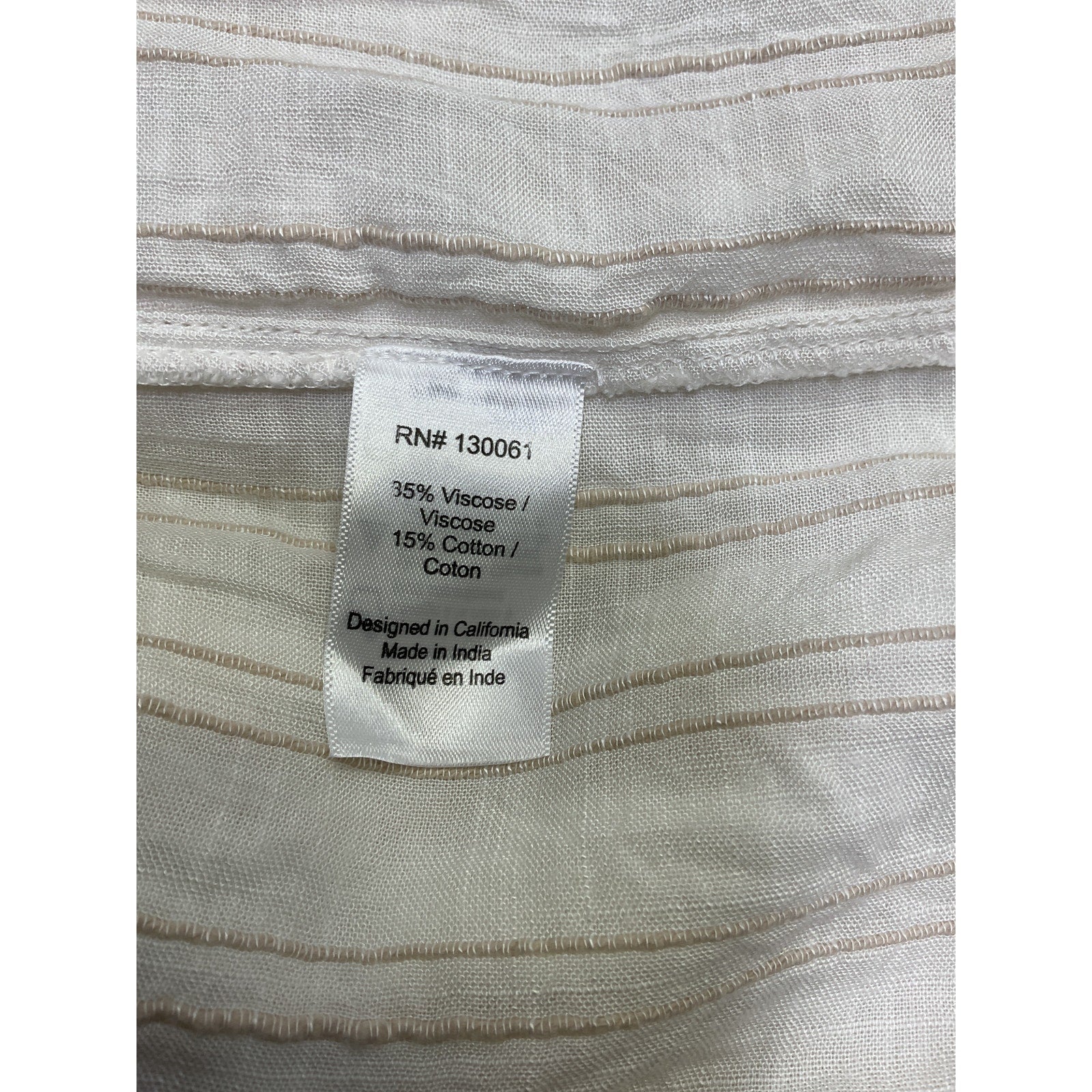 Lspace 'Santorini' White Gauze Dress Size L