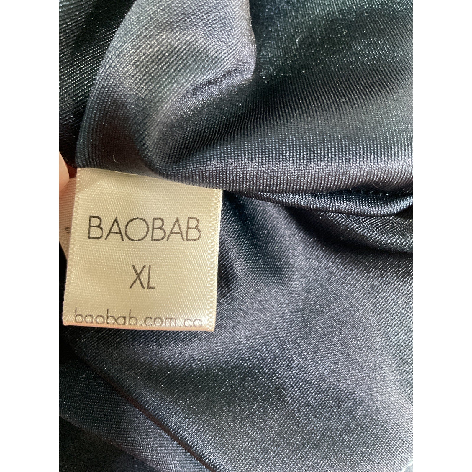 Baobab 'Mambo' Blue Satin Back Cut Out Dress Size XL