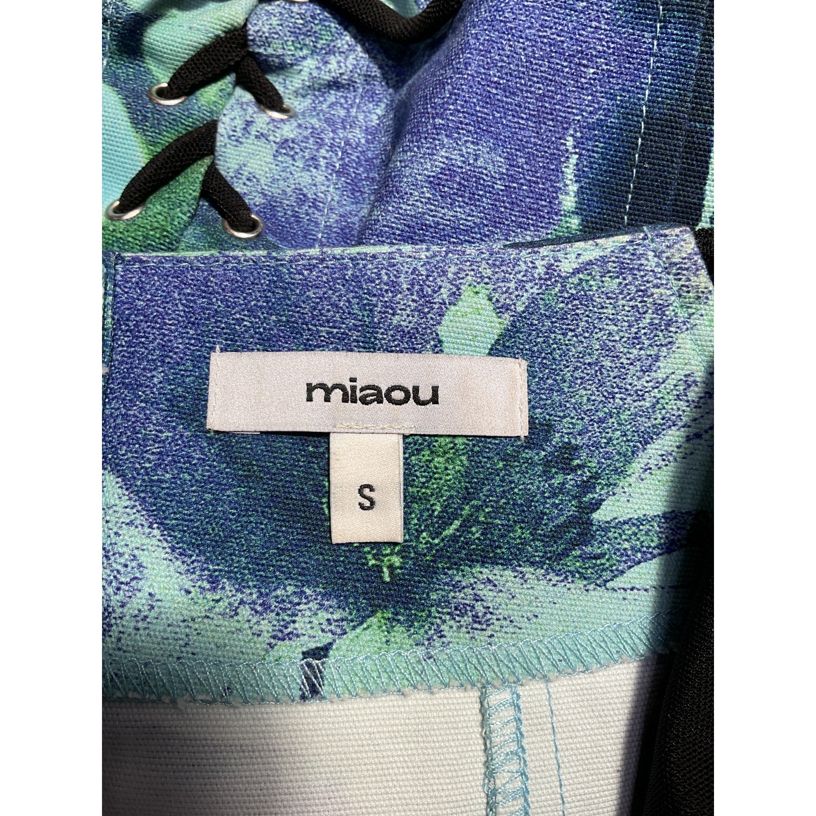 Miaou 'Corset' Blue Skirt Size S