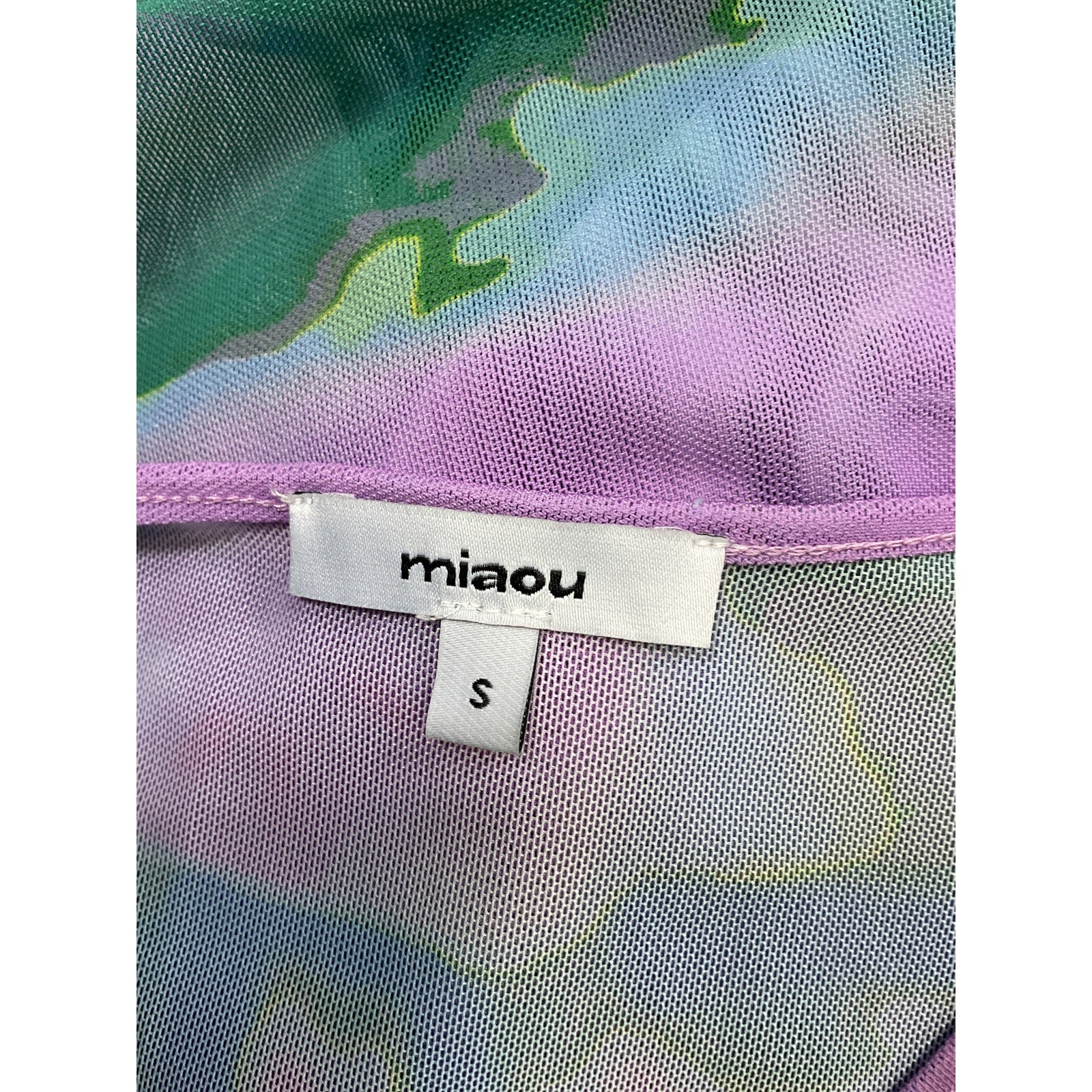 Miaou 'Billie' Pink Mesh Dress Size S