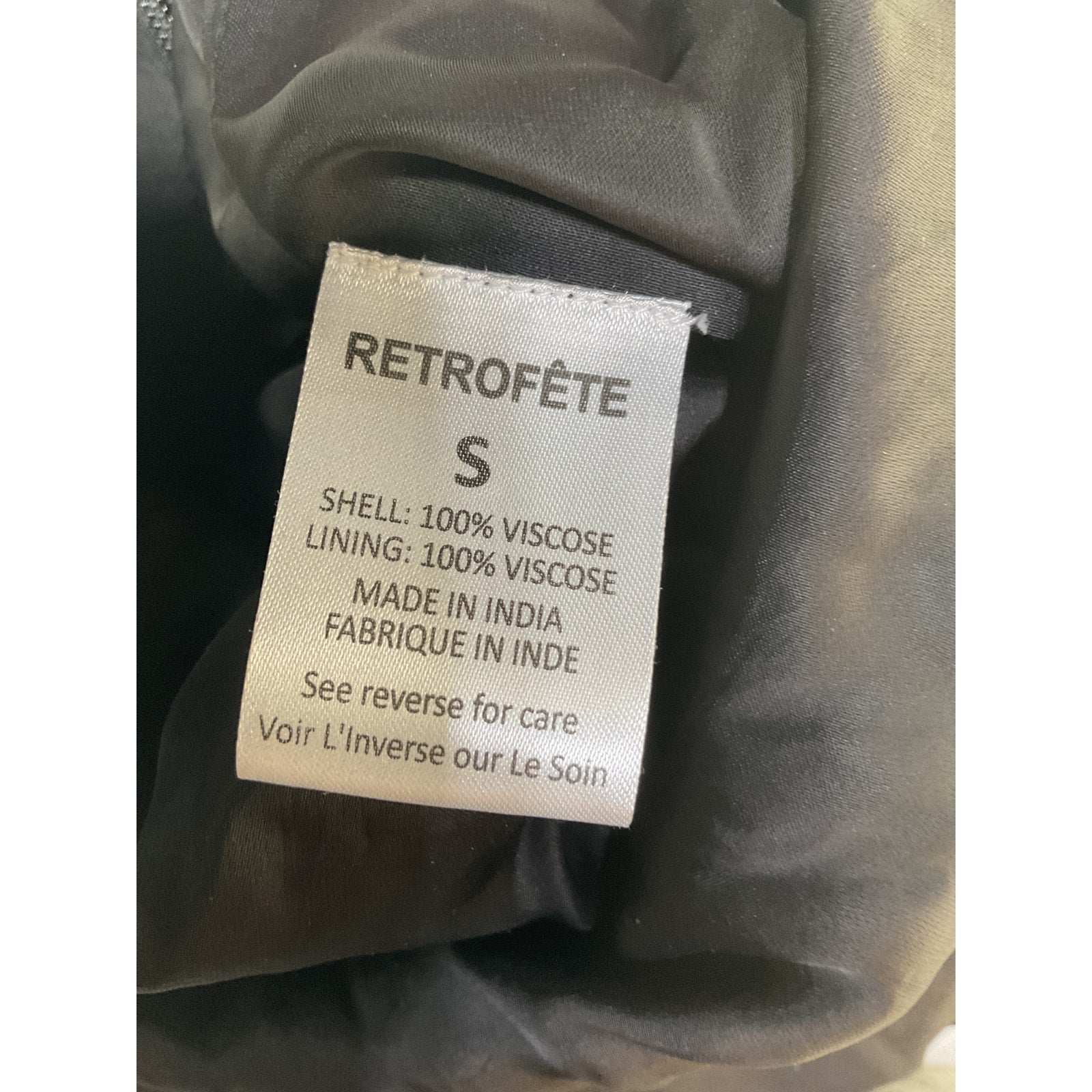 Retrofete 'Alexis' Black Halterneck Sequin Dress Size S - NWT