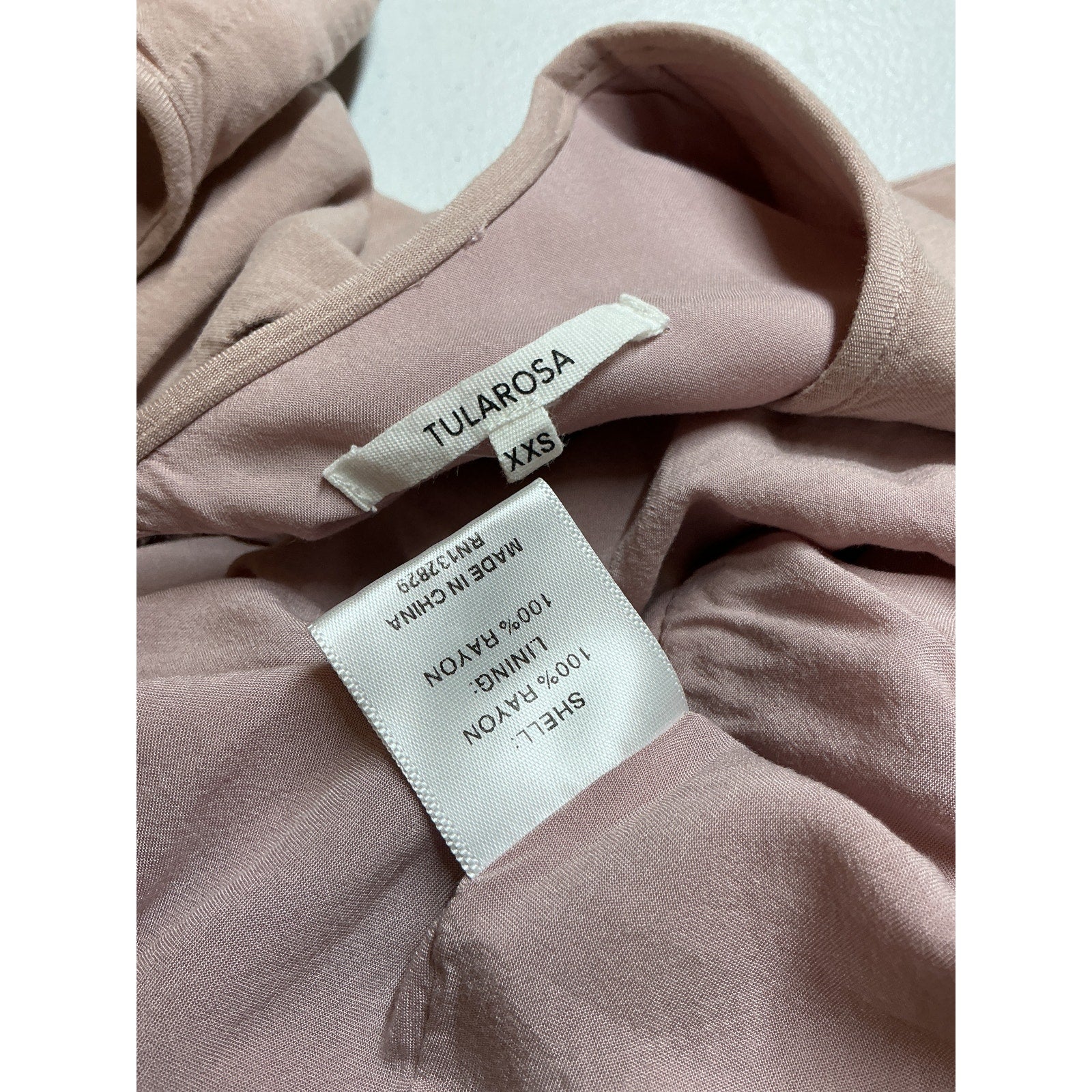 Tularosa 'Lara' Pink Rayon Tunic Top Size XXS