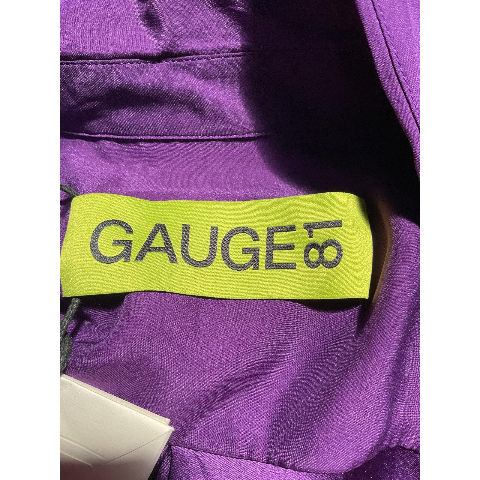 Gauge81 'Naha' Purple Charmeuse Short Dress Size S - NWT