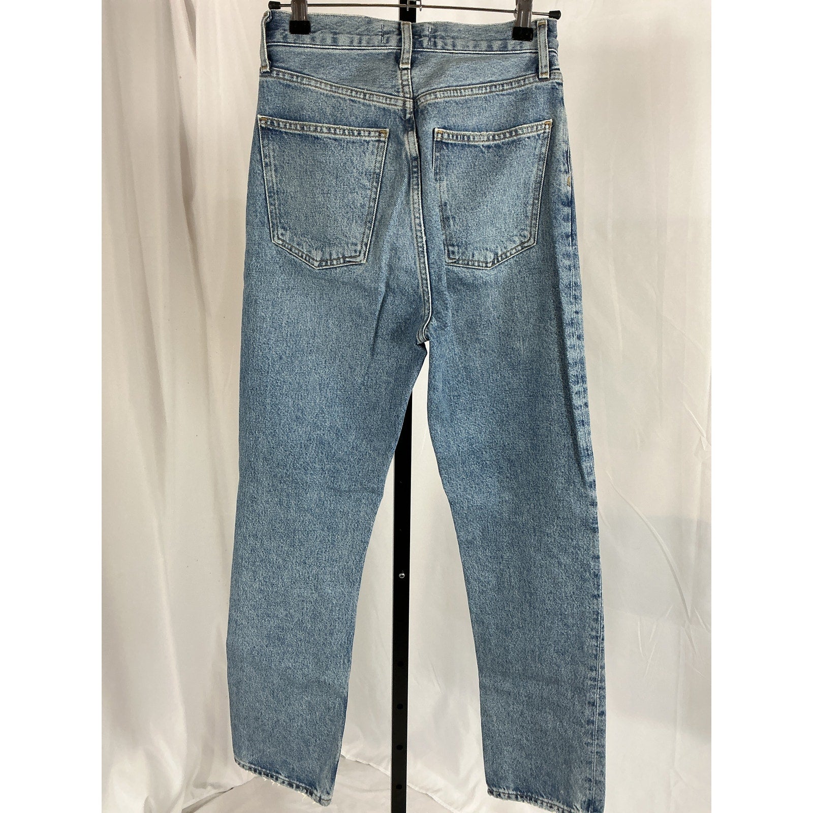Agolde '90'S' Blue Cotton Pinch Waist Denim Jean Size 23