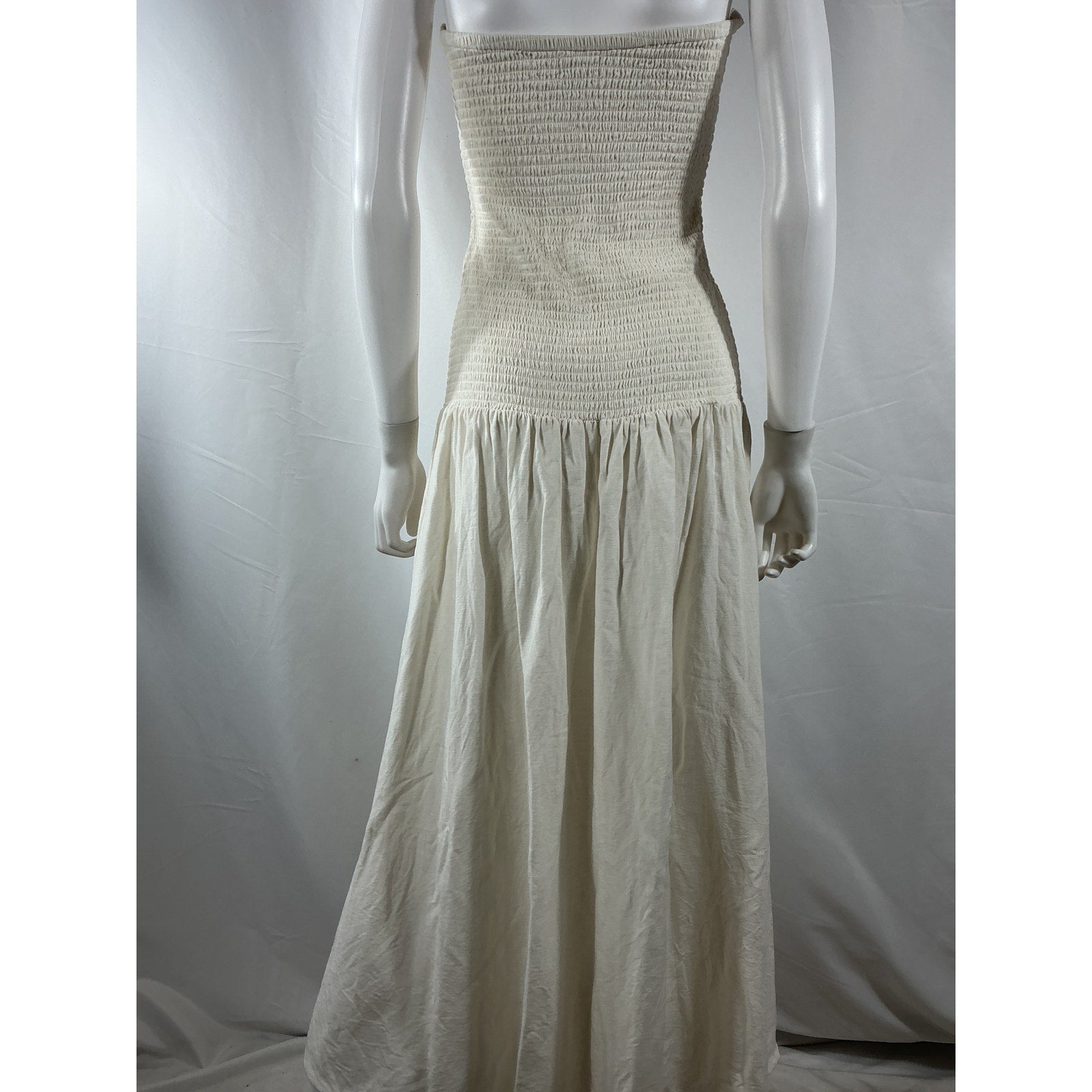 L*Space 'Lila' Cream Viscose Midi Dress Size XL