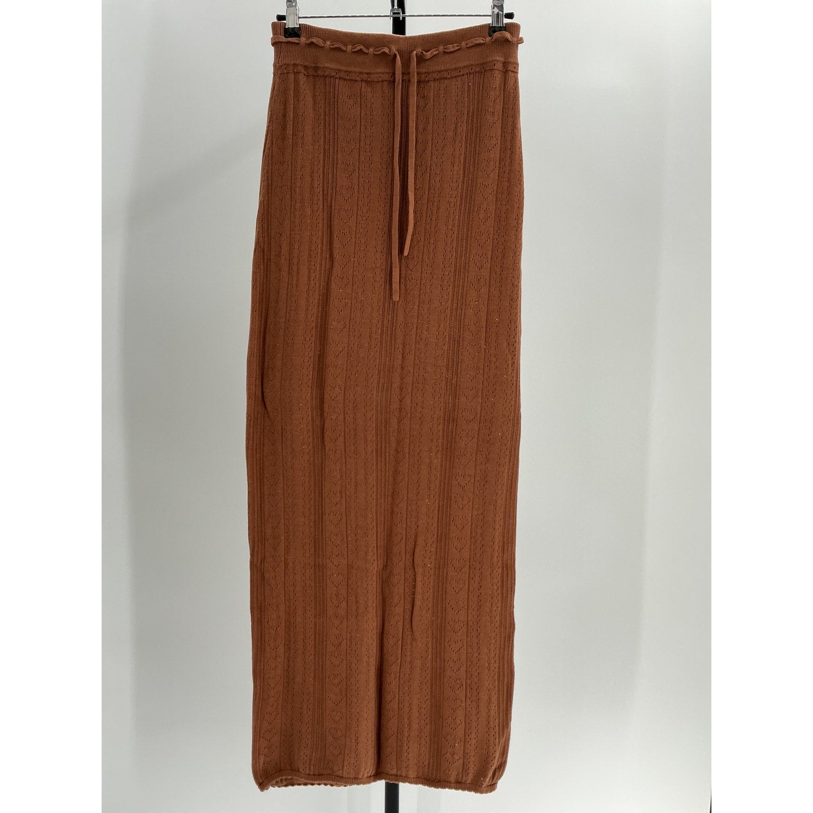 Lpa 'Bennett' Brown Cotton Maxi Skirt Size S