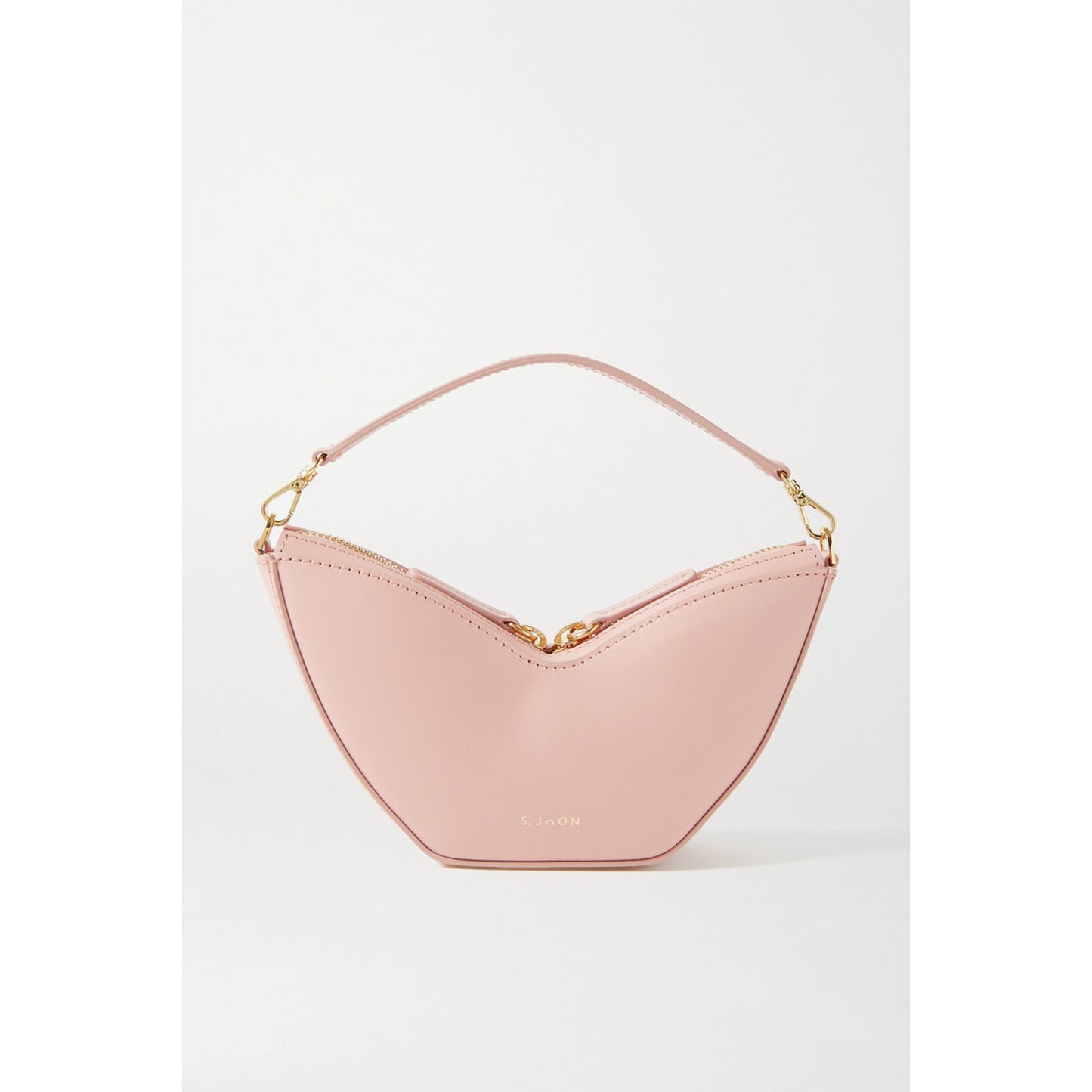 S.Joon 'Tulip' Pink Mini Leather Shoulder Bag