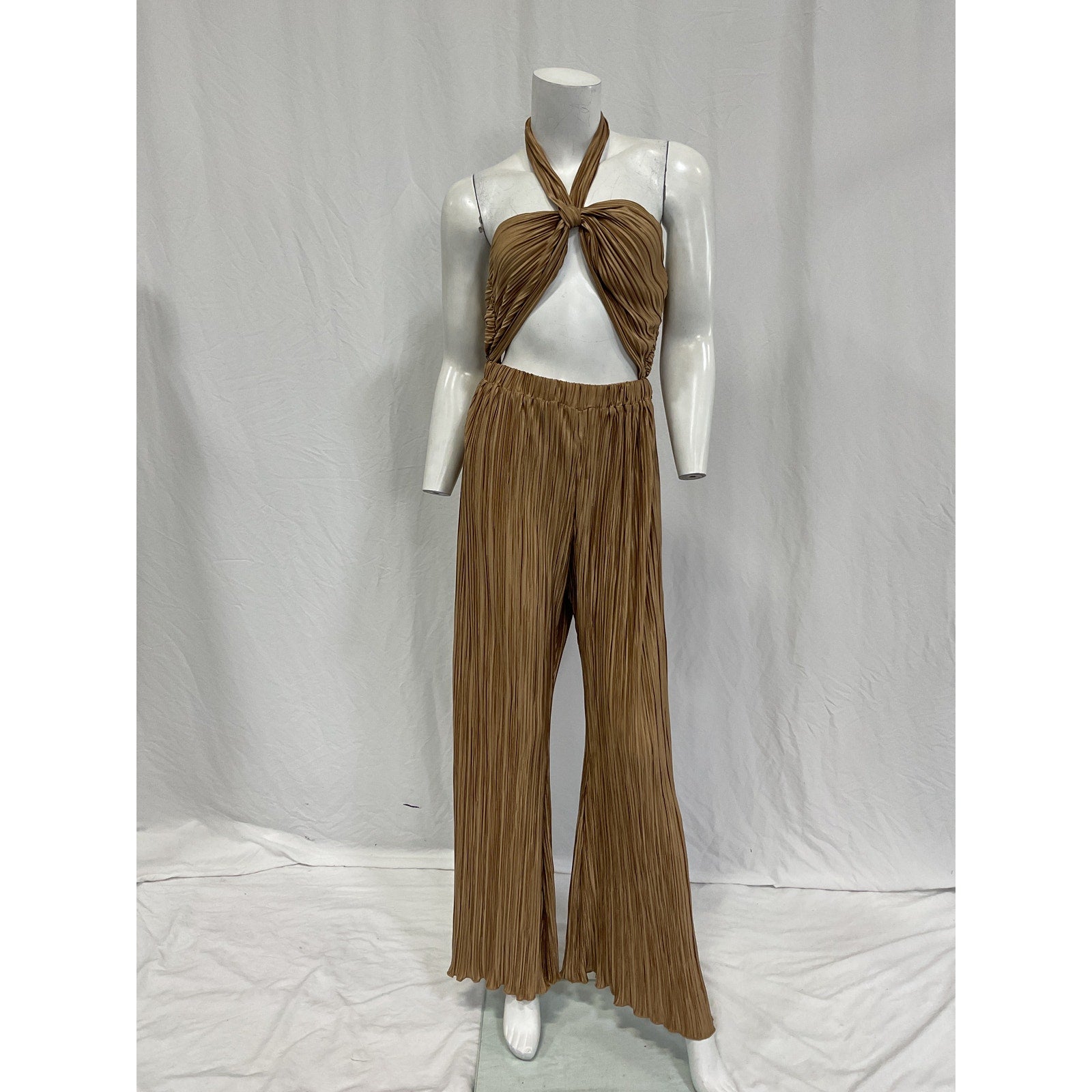 Lpa 'Baina' Brown Polyester Jumpsuit Size S