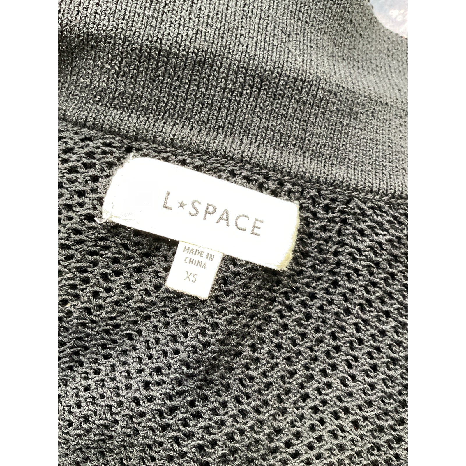 Lspace 'Sydney' Black Polyester Cover Up Size XS