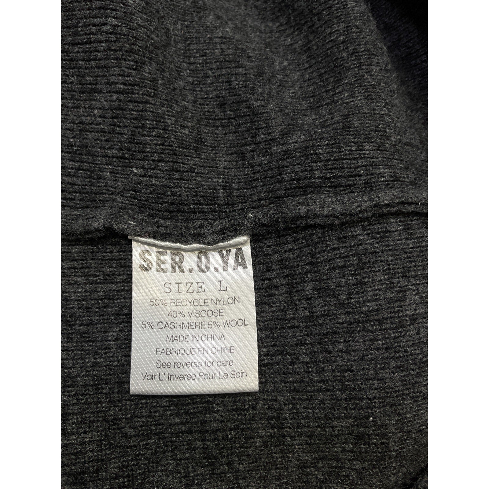 Retrofete 'Alexandria' Black Long Sleeve Turtleneck Dress Size L