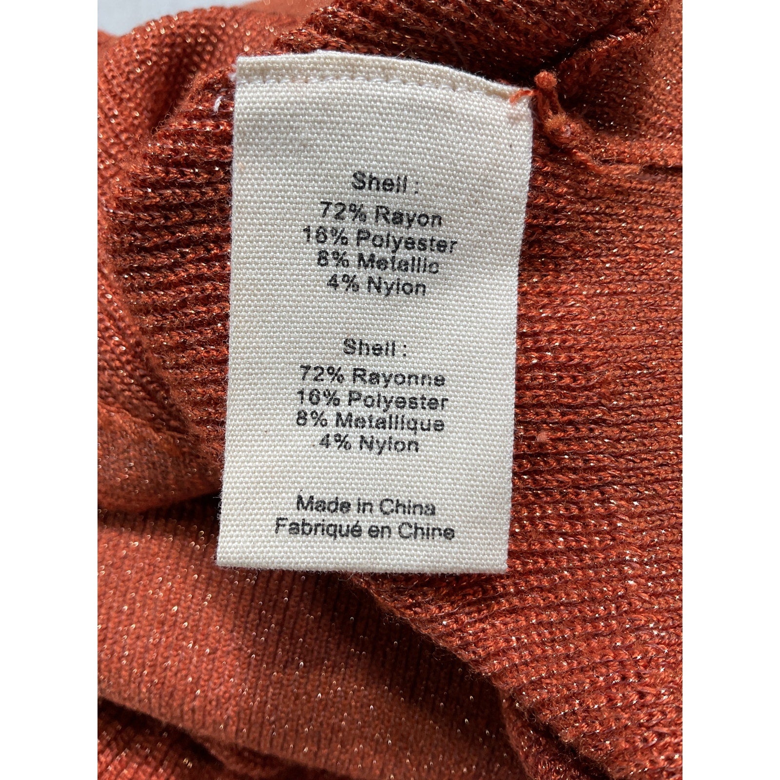 L'Agence 'Blair' Brown Crossover Pullover Size S