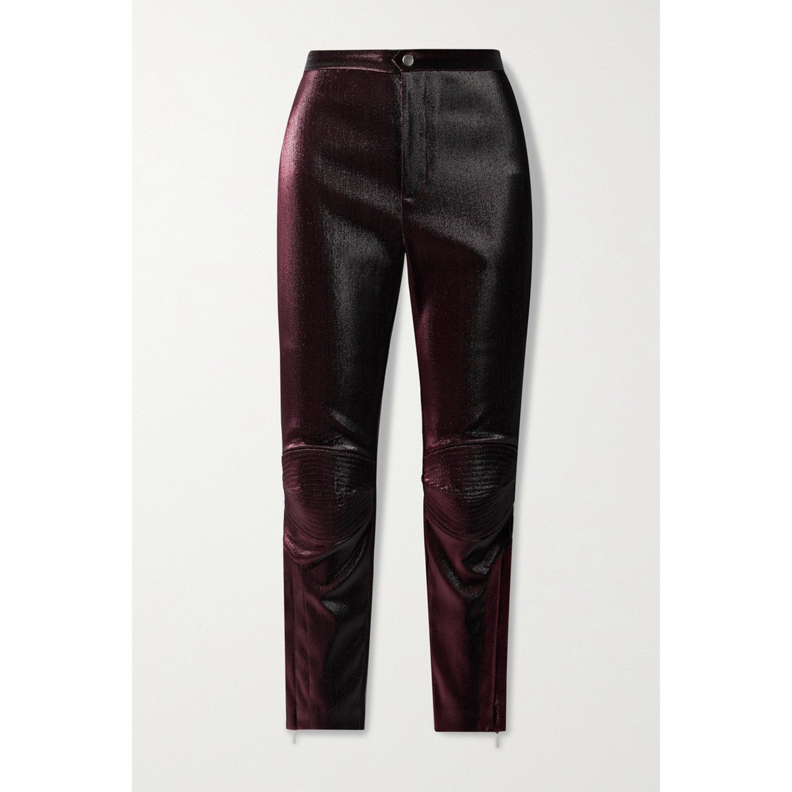 Area 'Lurex' Pink Skinny Pants Size XS