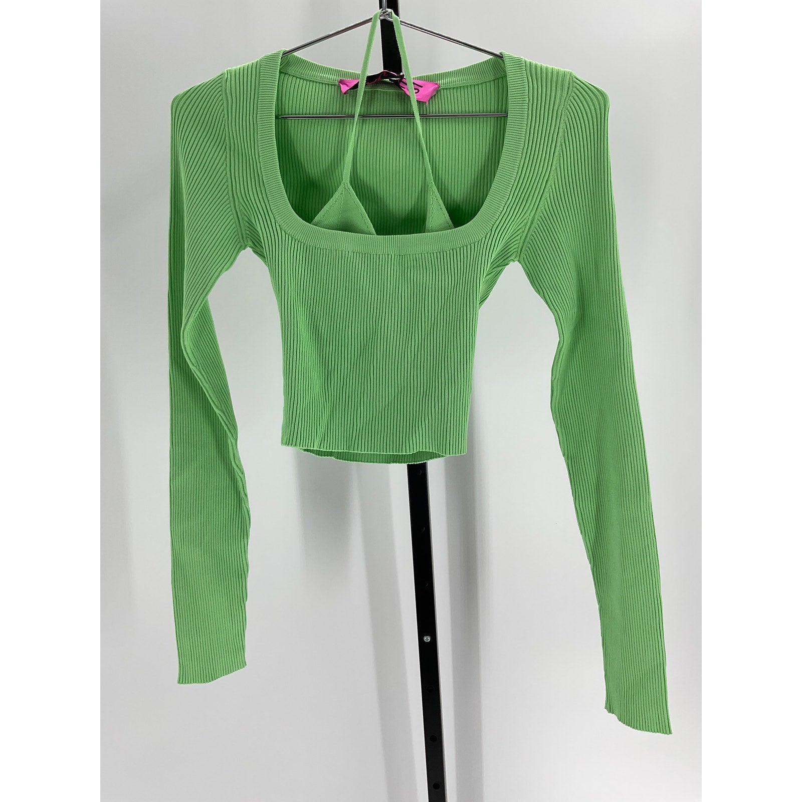 Gauge81 'Yukita' Green Rayon Ribbed-Knit Top Size S