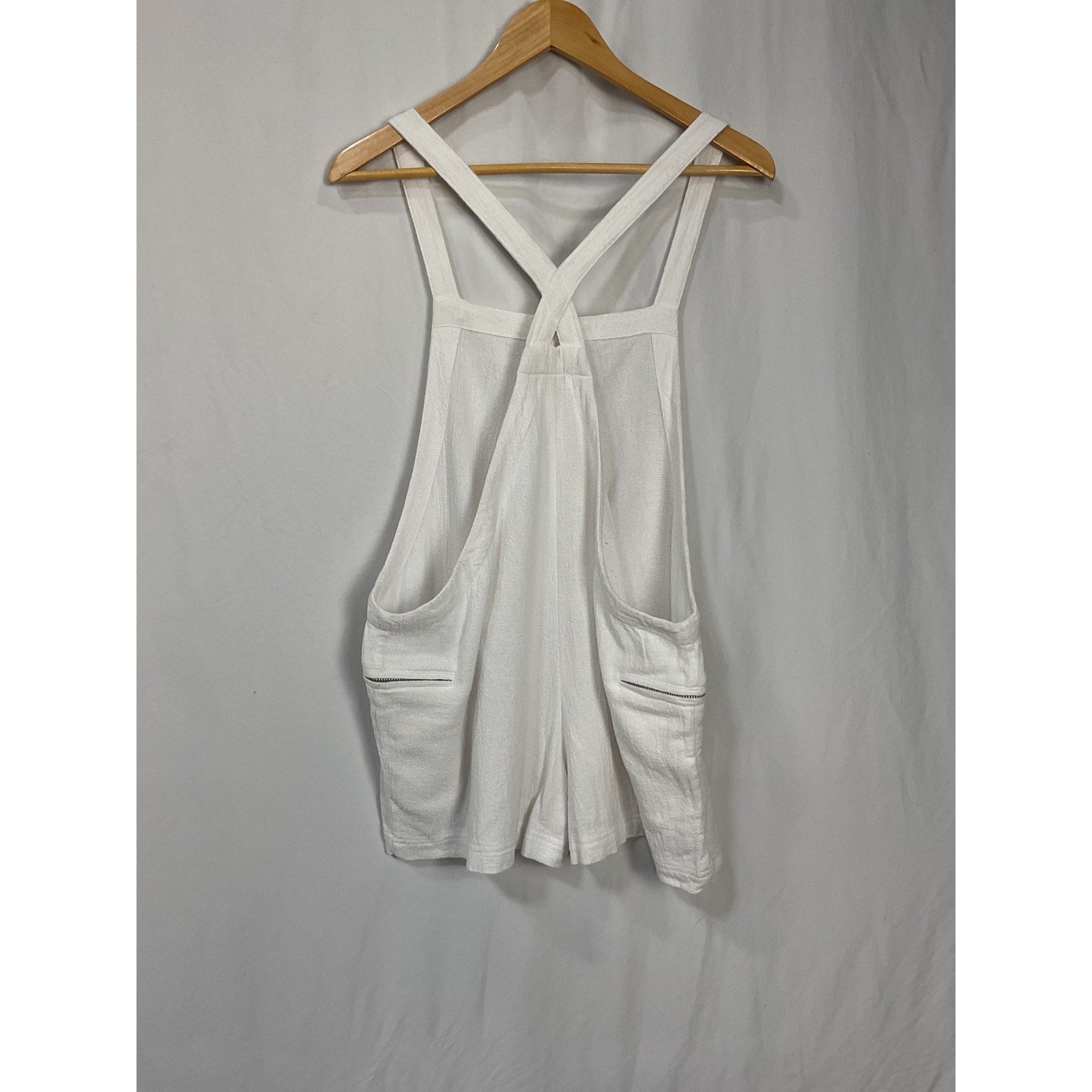 Mikoh 'Mekia' White Cotton Romper Size 2