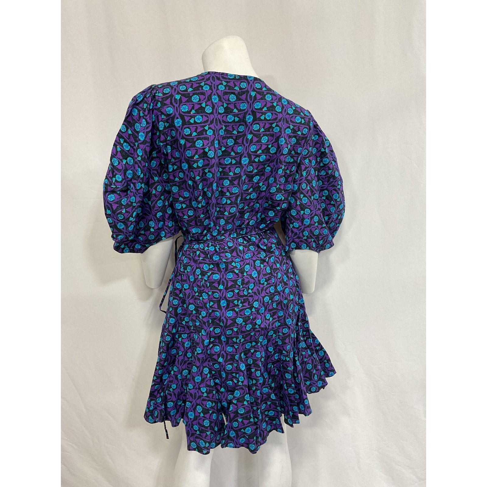 Rhode 'Claudine' Purple Short Sleeve Dress Size XL