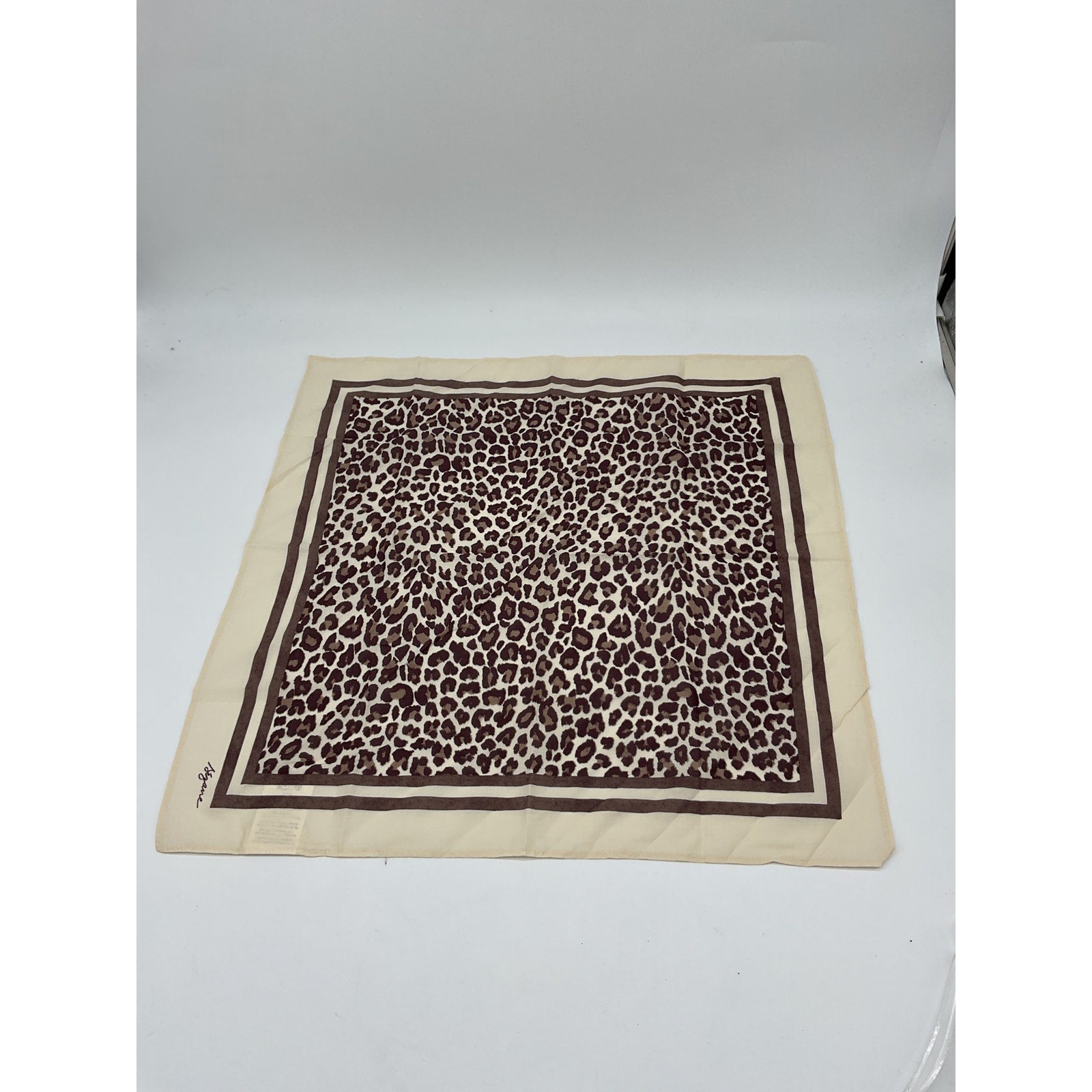 Sézane Brown Cotton Scarf Size OS