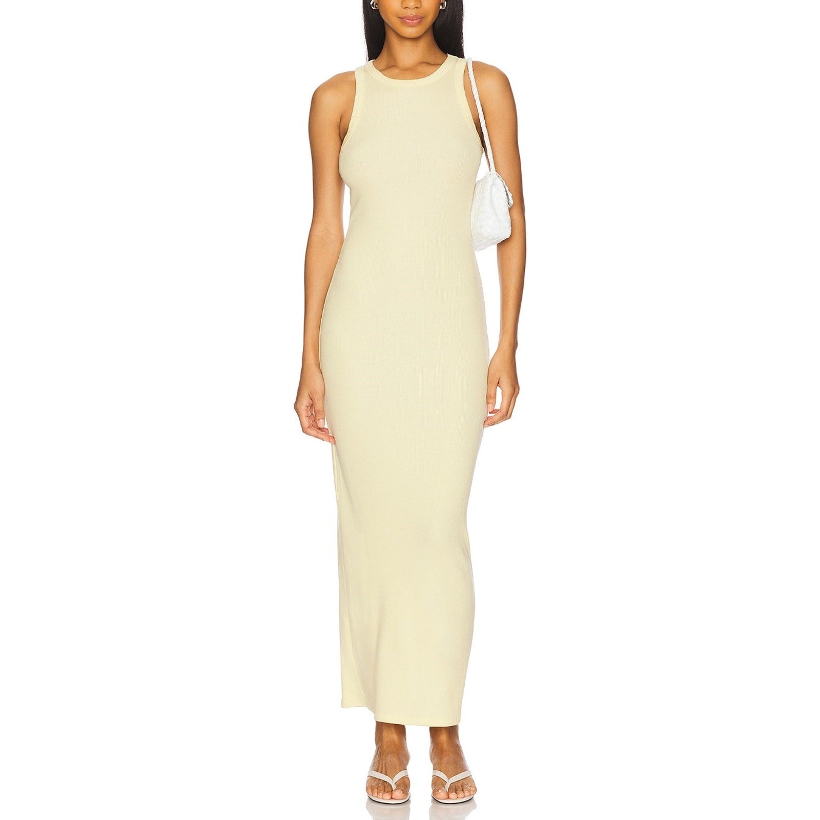 Sprwmn 'Racer' Tan Tencel Maxi Dress Size XS