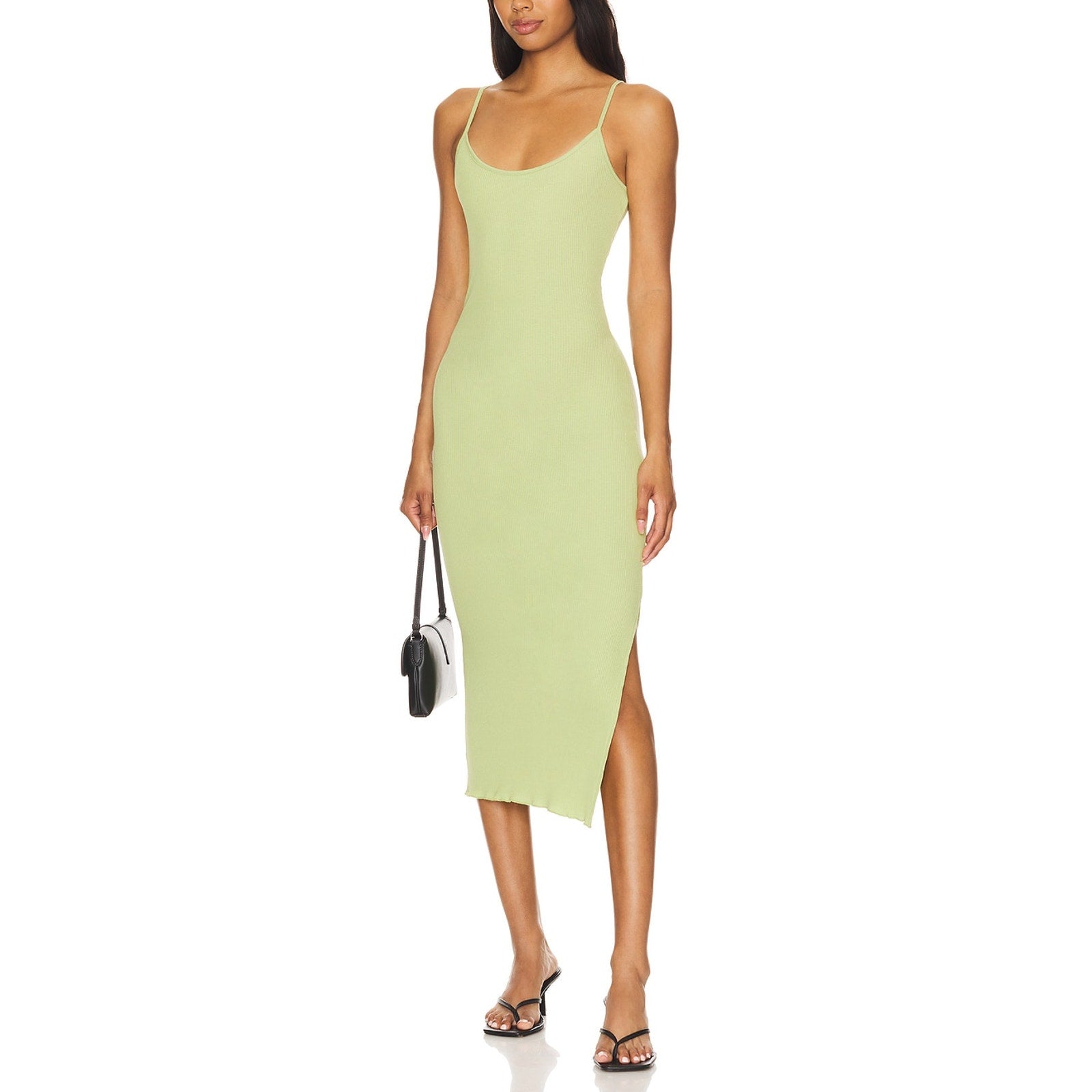 Kule 'The Harlow' Green Cotton Dress Size S