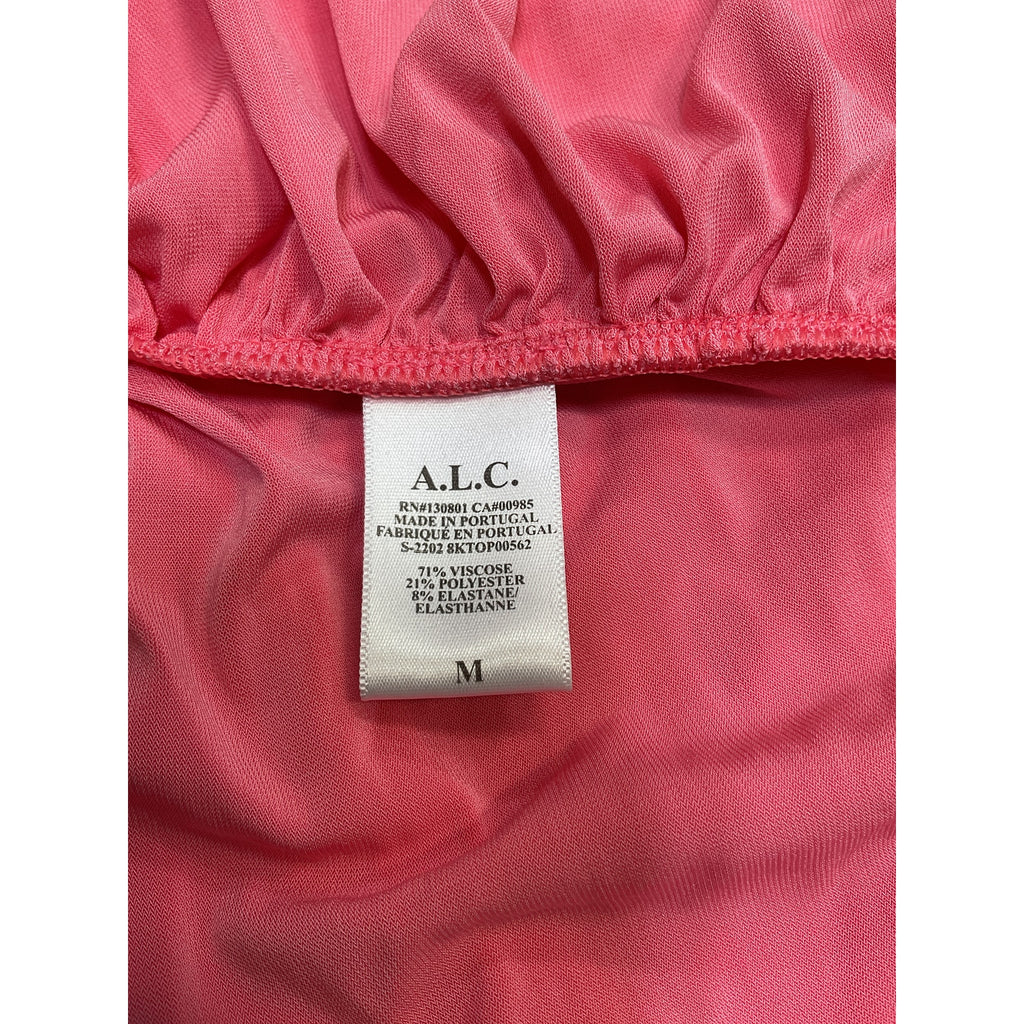 A.L.C. 'Adley' Pink Nylon Top Size M