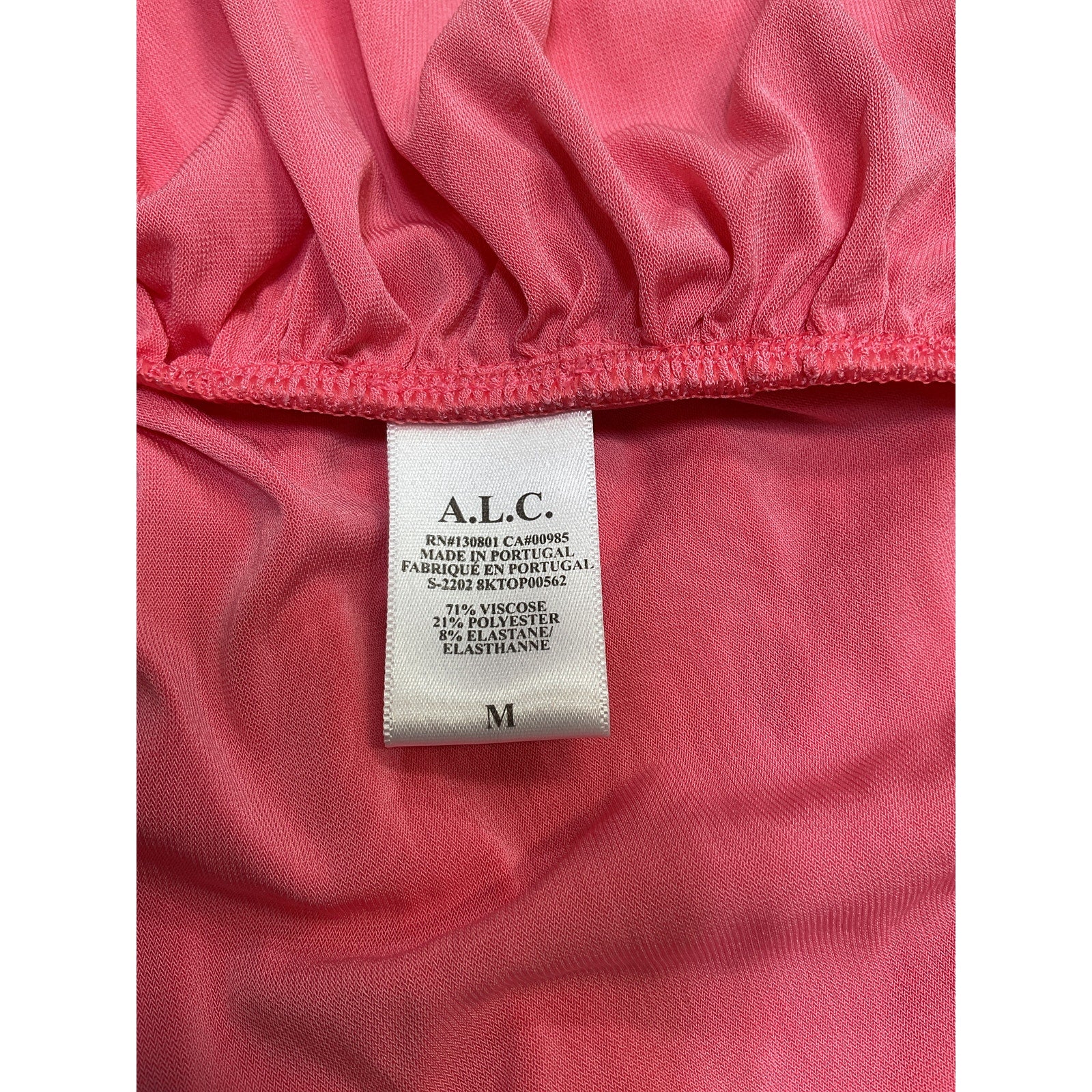 A.L.C. 'Adley' Pink Nylon Top Size M