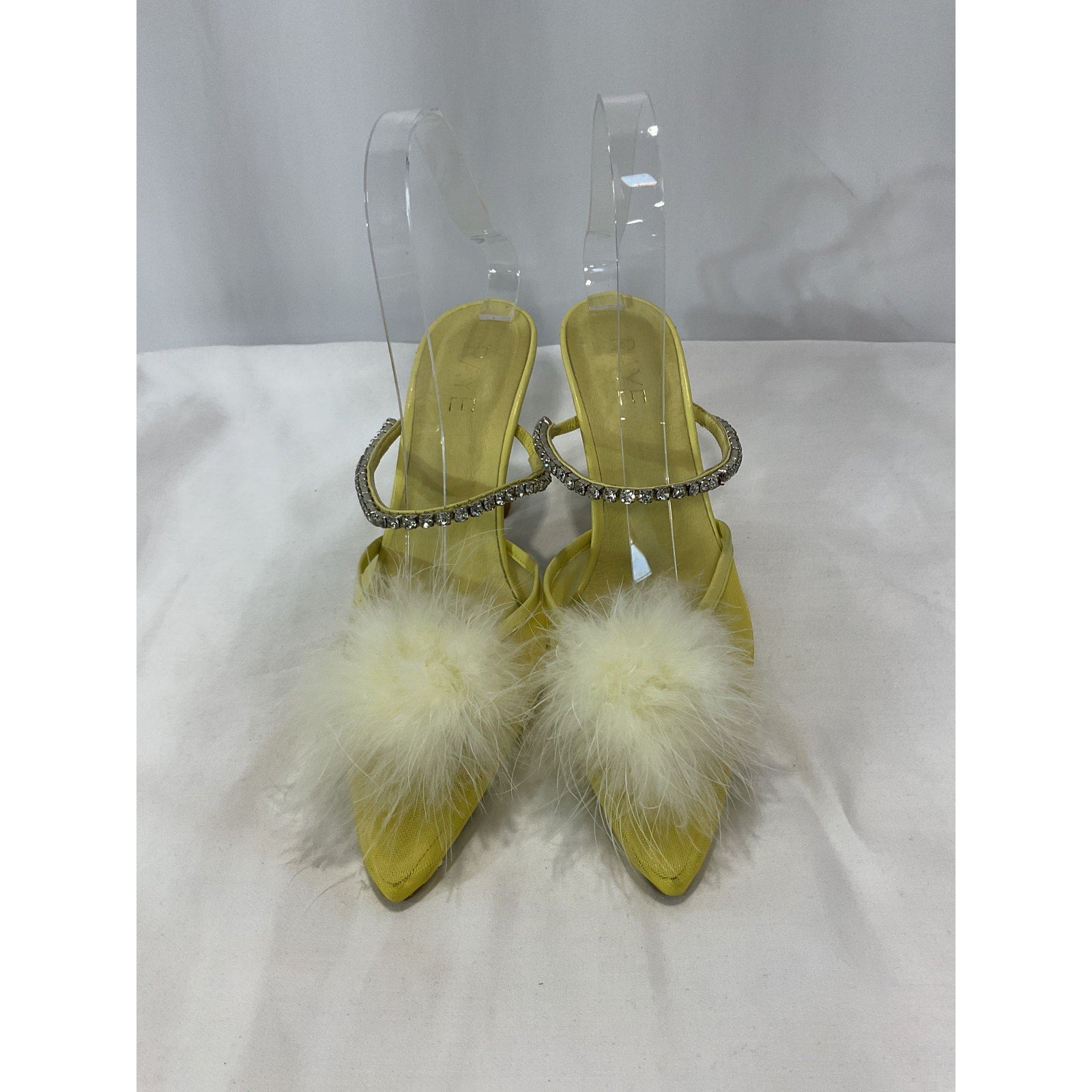Raye 'Duke' Yellow Heel Mule Size 7.5