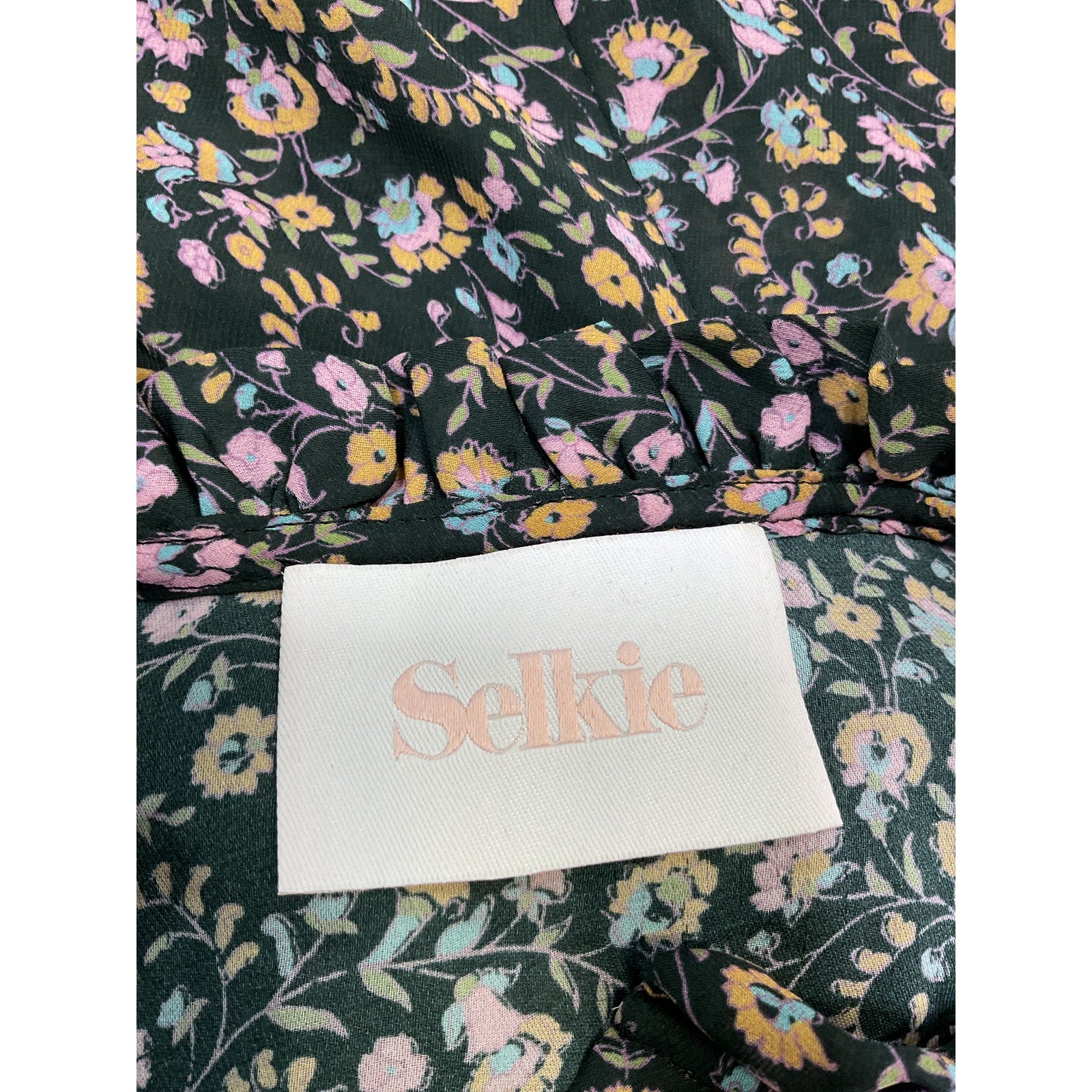 Selkie 'The Bistro' Black Polyester Blouse Size L