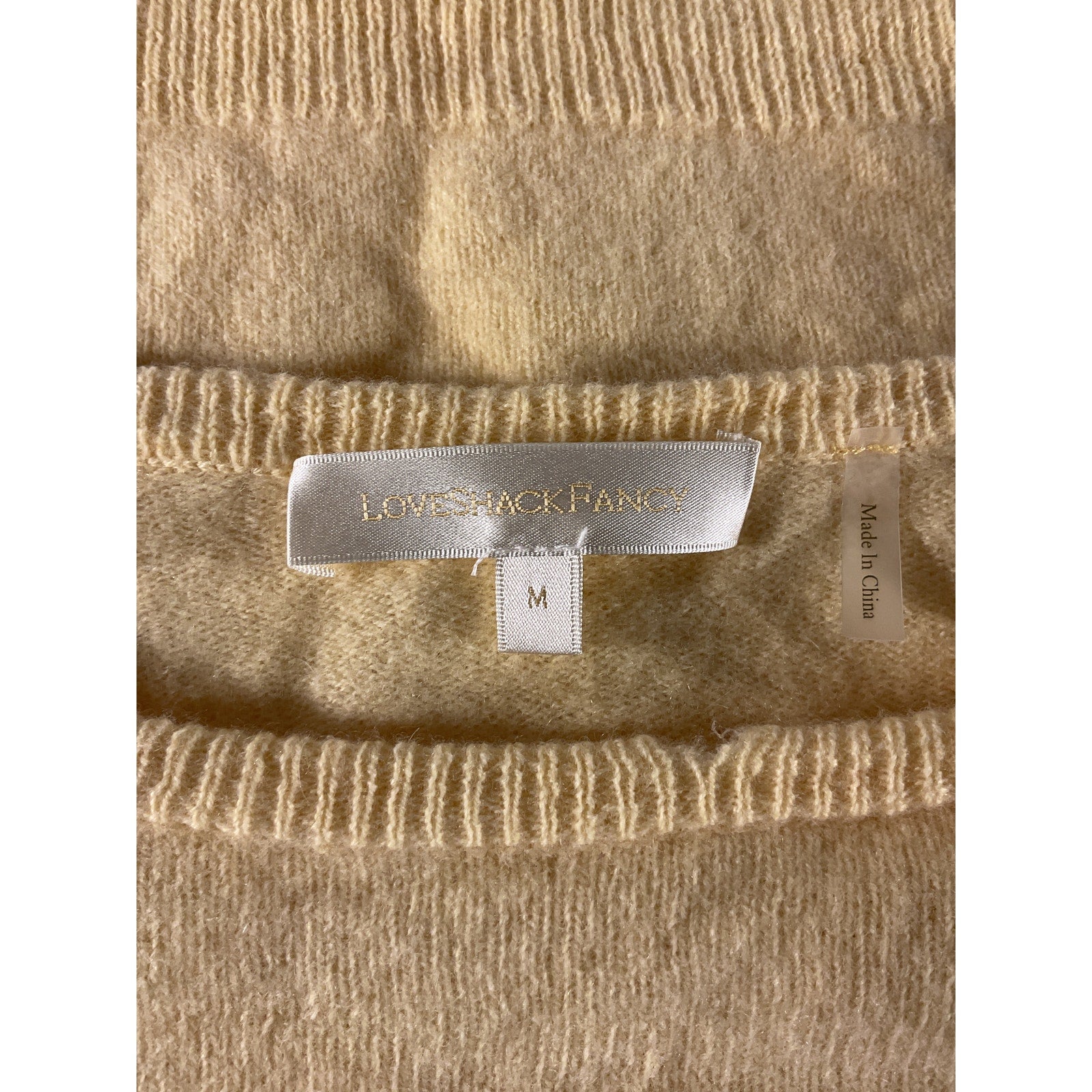 Loveshackfancy 'Carleen' Yellow Mini Dress Size 4