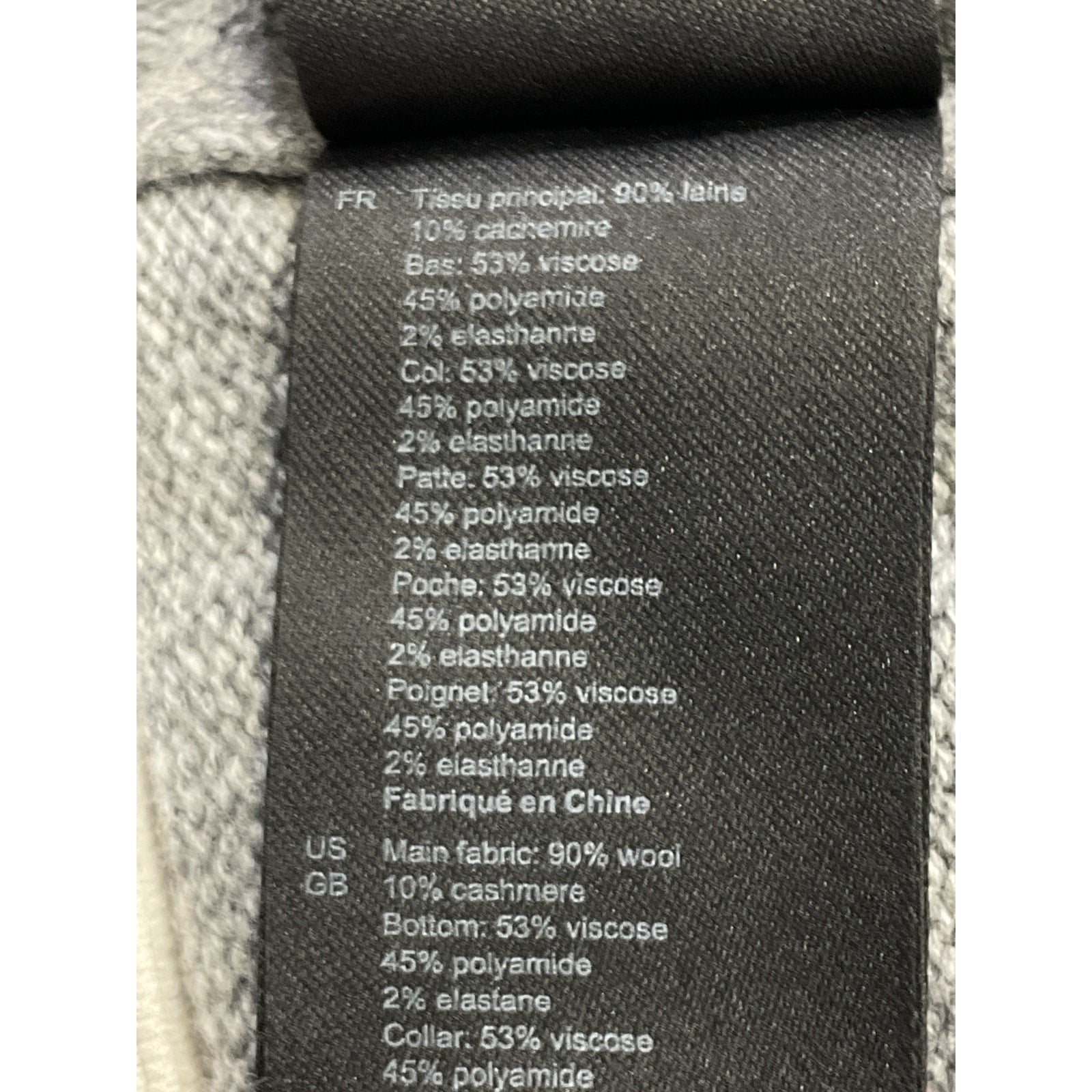 Sandro 'Two-Tone' Grey Cardigan Size 3 - NWT