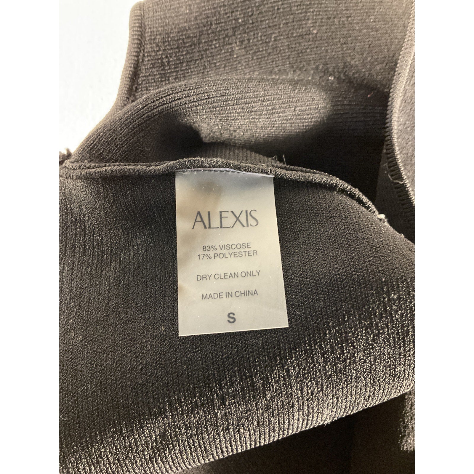 Alexis 'Kesa' Black Crepe Top Size S