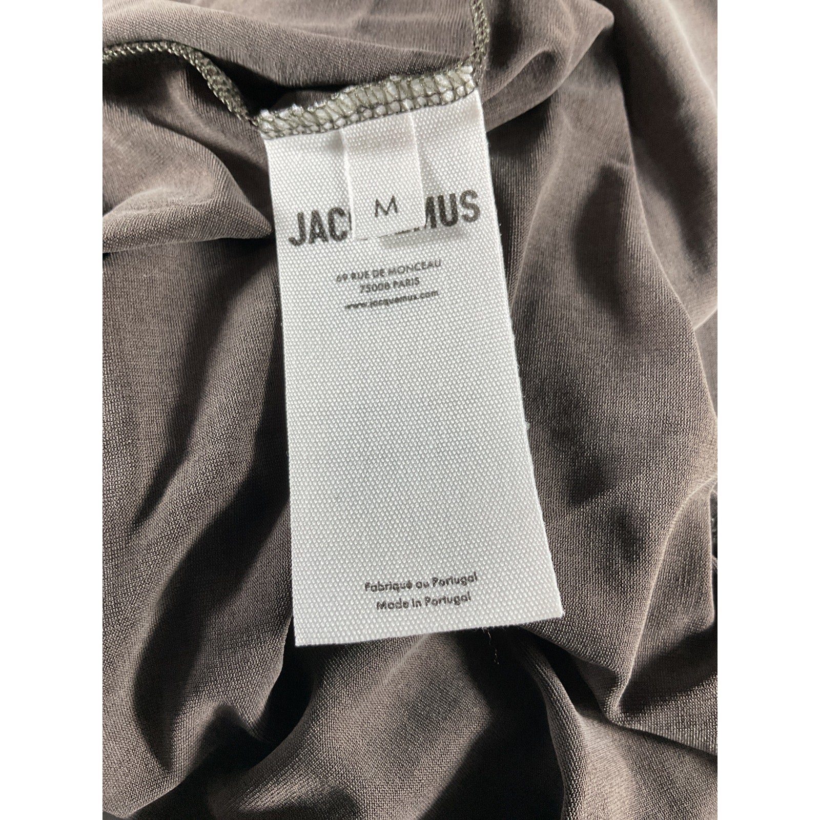 Jacquemus 'La Jupe Espelho' Brown Cupro Skirt Size M - NWT