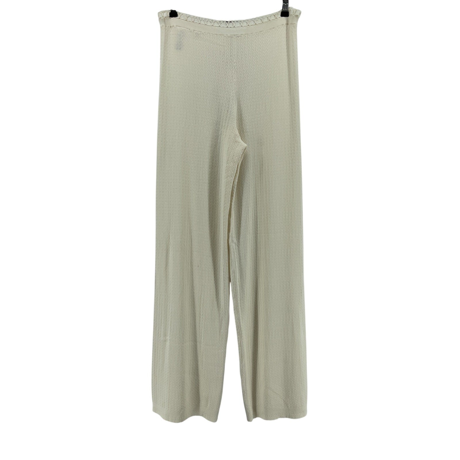 D�en 'Evonne' Ivory Viscose Pant Size M