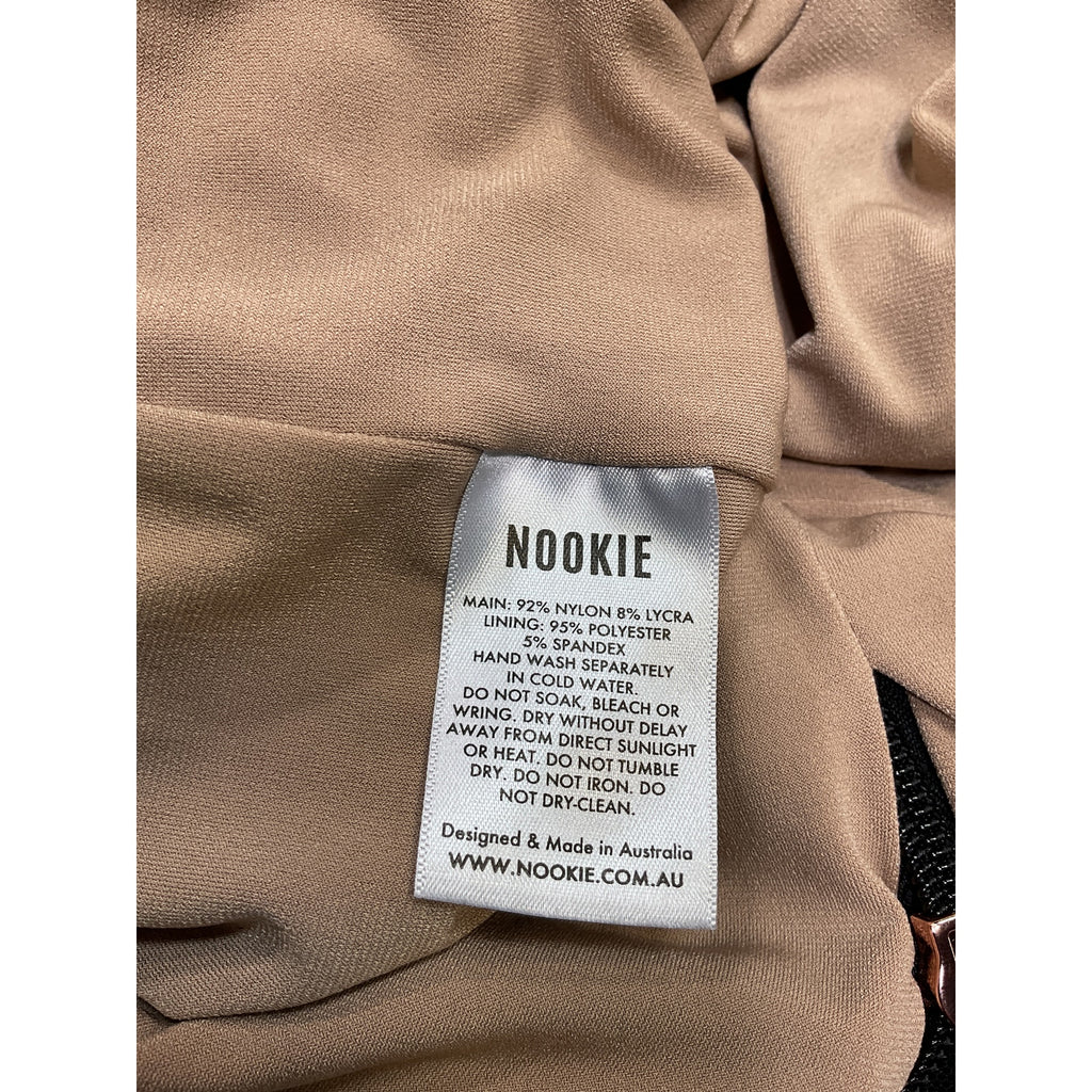 Nookie 'Dita' Black Mesh Gown Size S