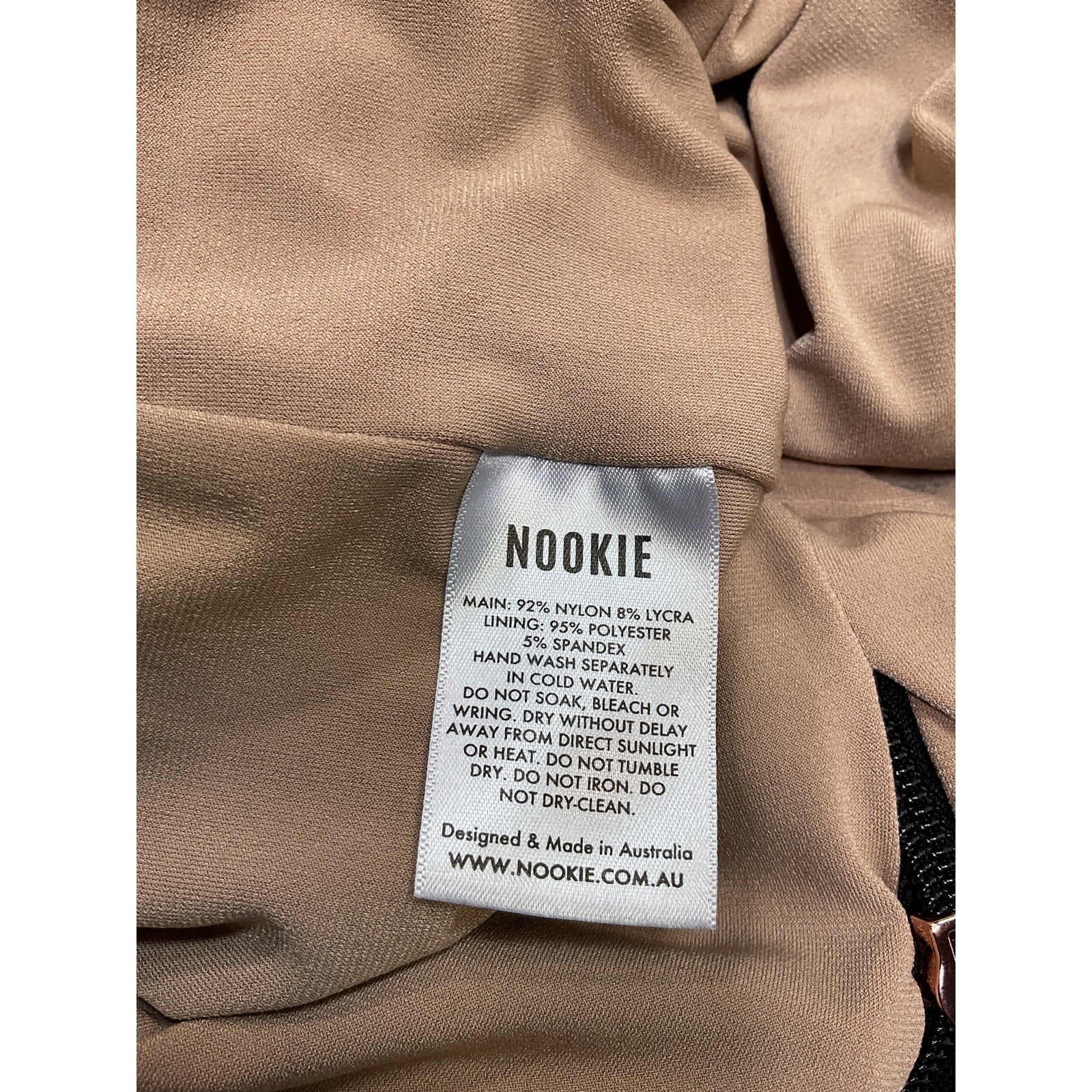 Nookie 'Dita' Black Mesh Gown Size S