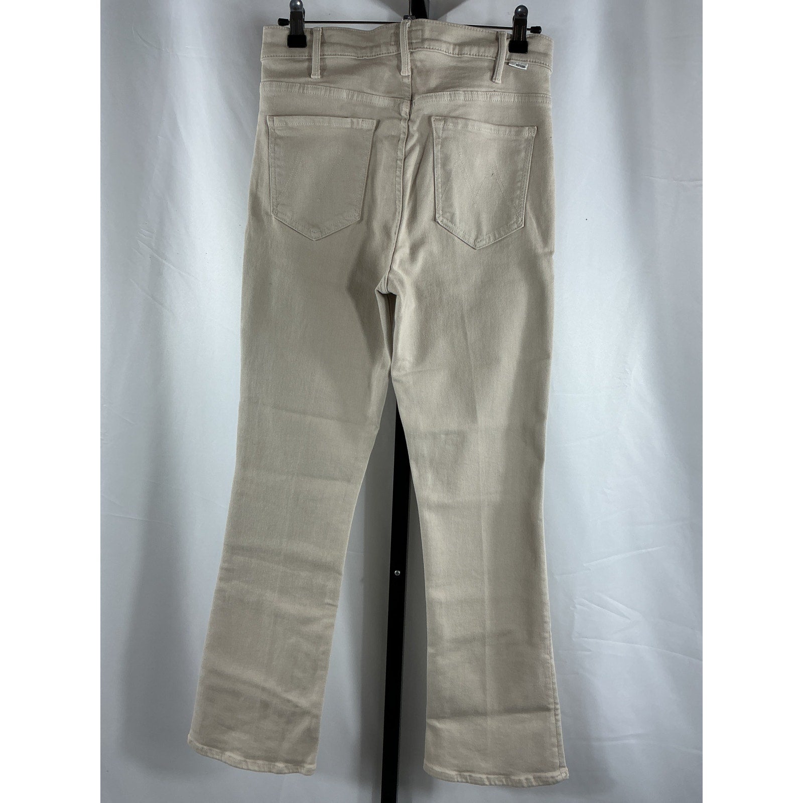 Mother 'The Hustler' Beige Cotton Flood Denim Jean Size 29