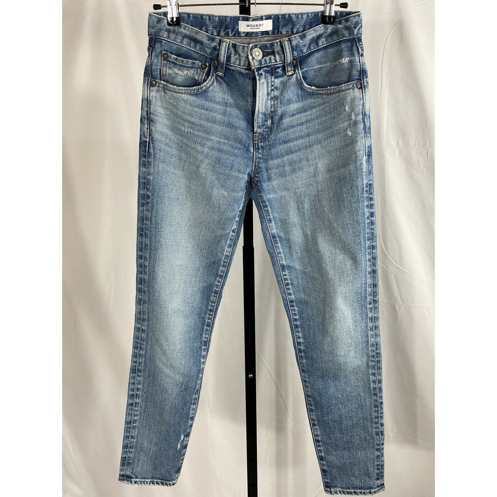 Moussy 'Edmond' Blue Skinny Denim Jean Size 25