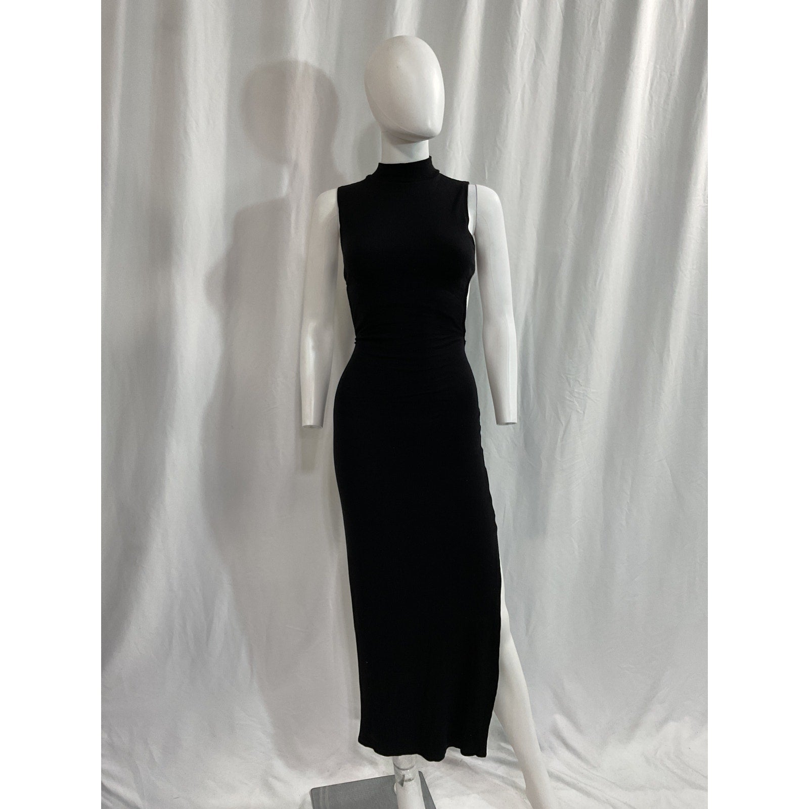 L*Space 'Chandler' Black Mock Neck Cut Out Dress Size XS