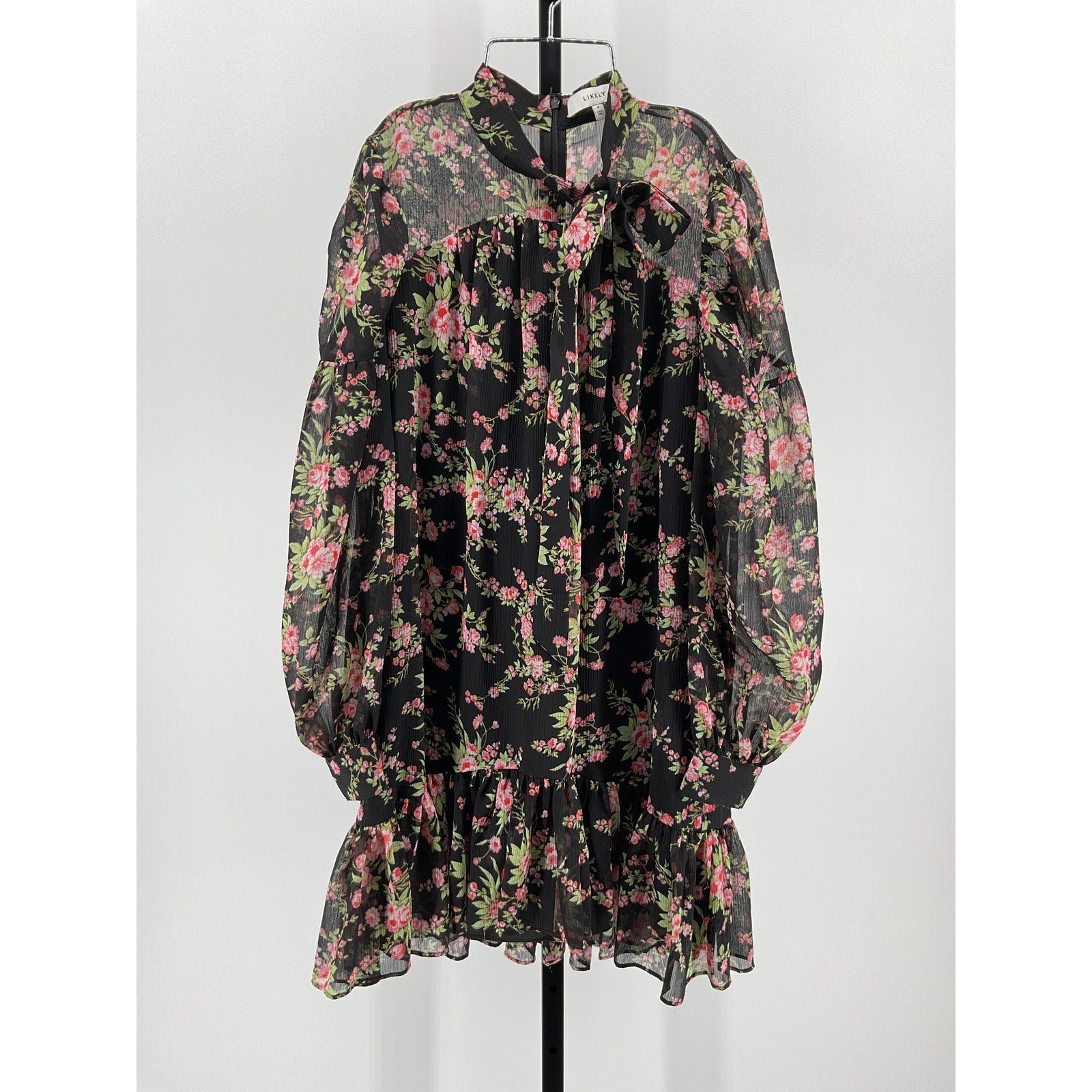 Likely 'Clarita' Black Polyester Dress Size 4
