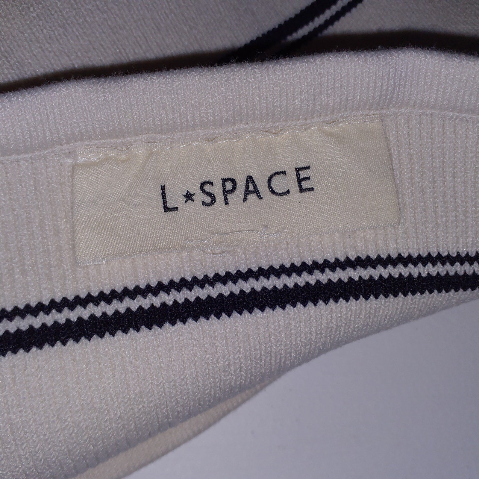 Lspace 'Amalfi' Ivory Nylon Tube Top Size L