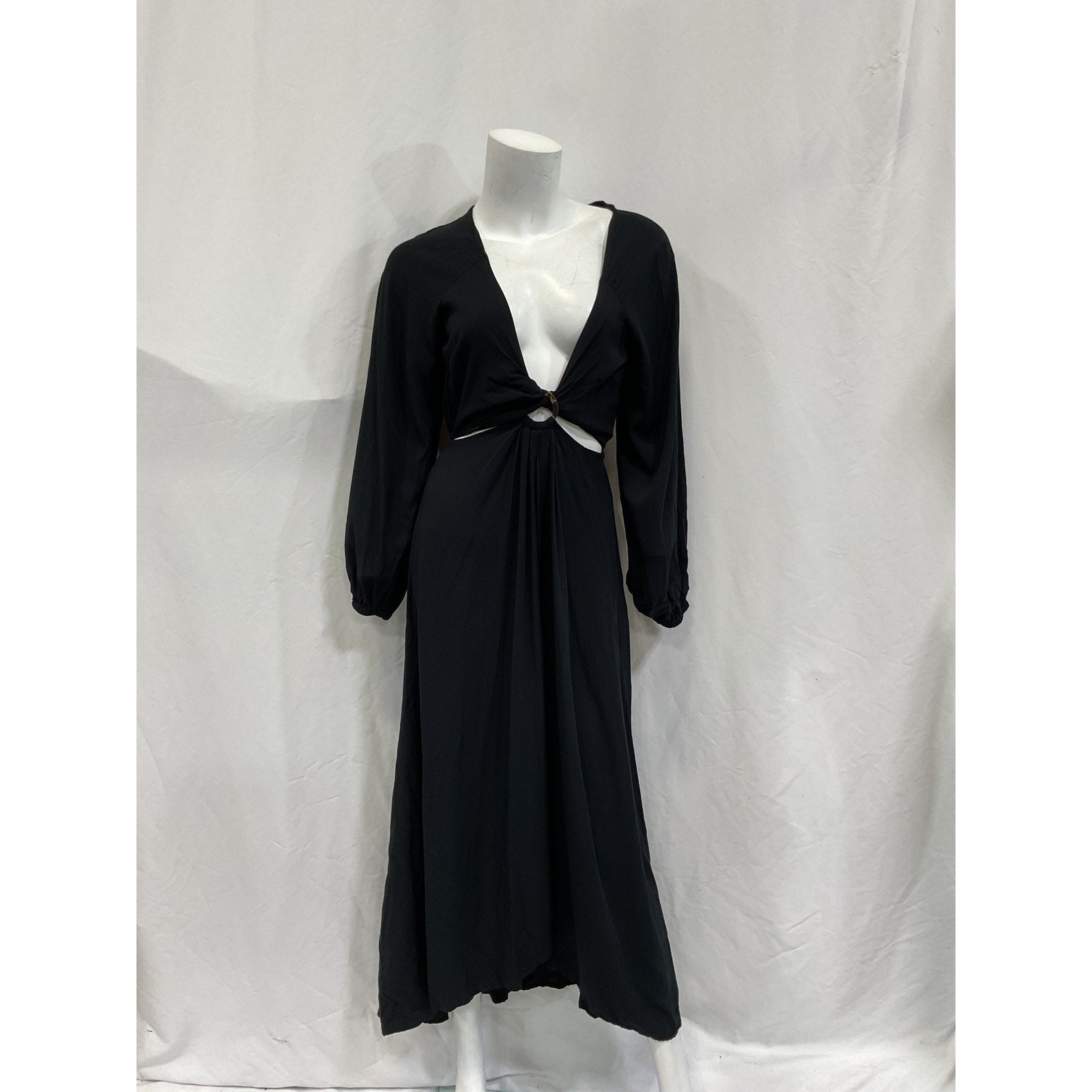 Lspace 'Colette' Black Waist Cut Out Dress Size S